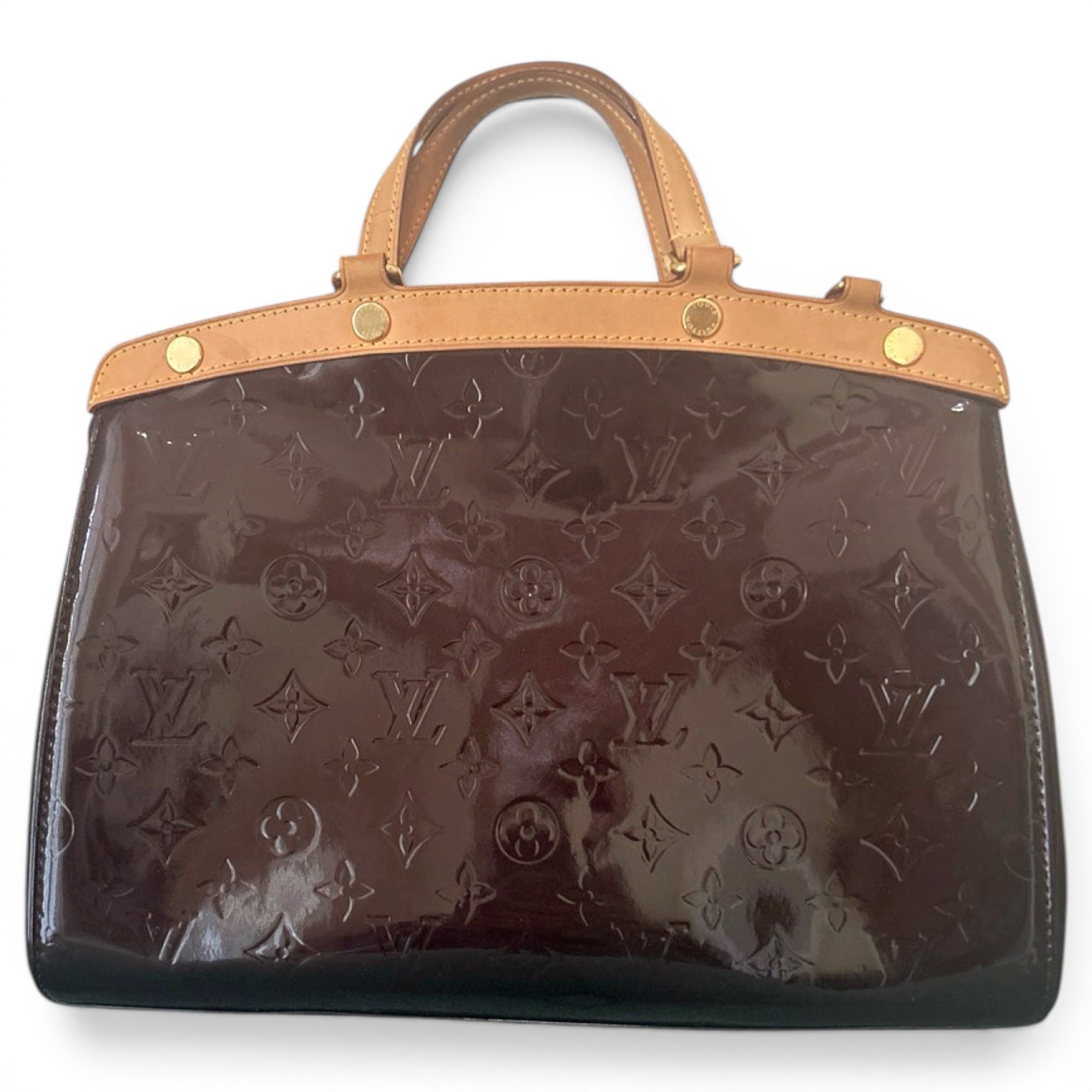 Bréa patent leather satchel