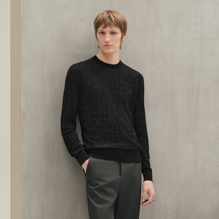 Noir "Meli-mors Integral" Crewneck Sweater