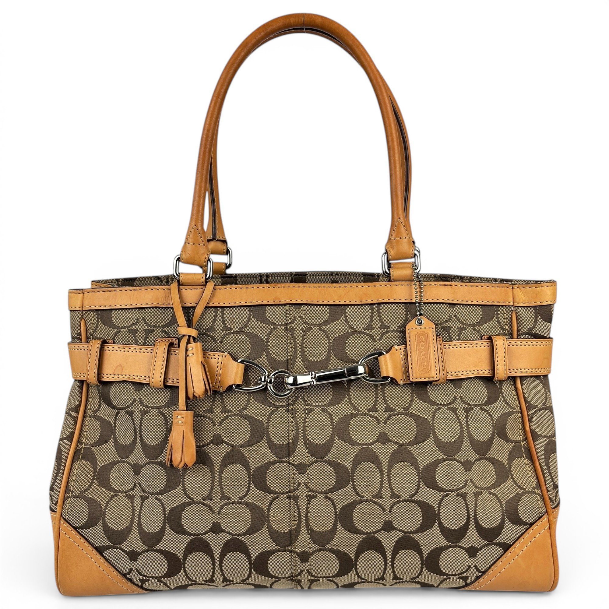 Signature Sufflette cloth handbag