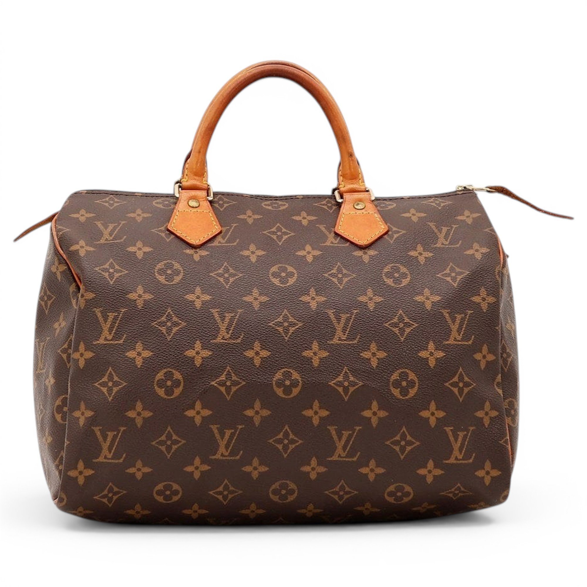 Speedy leather handbag