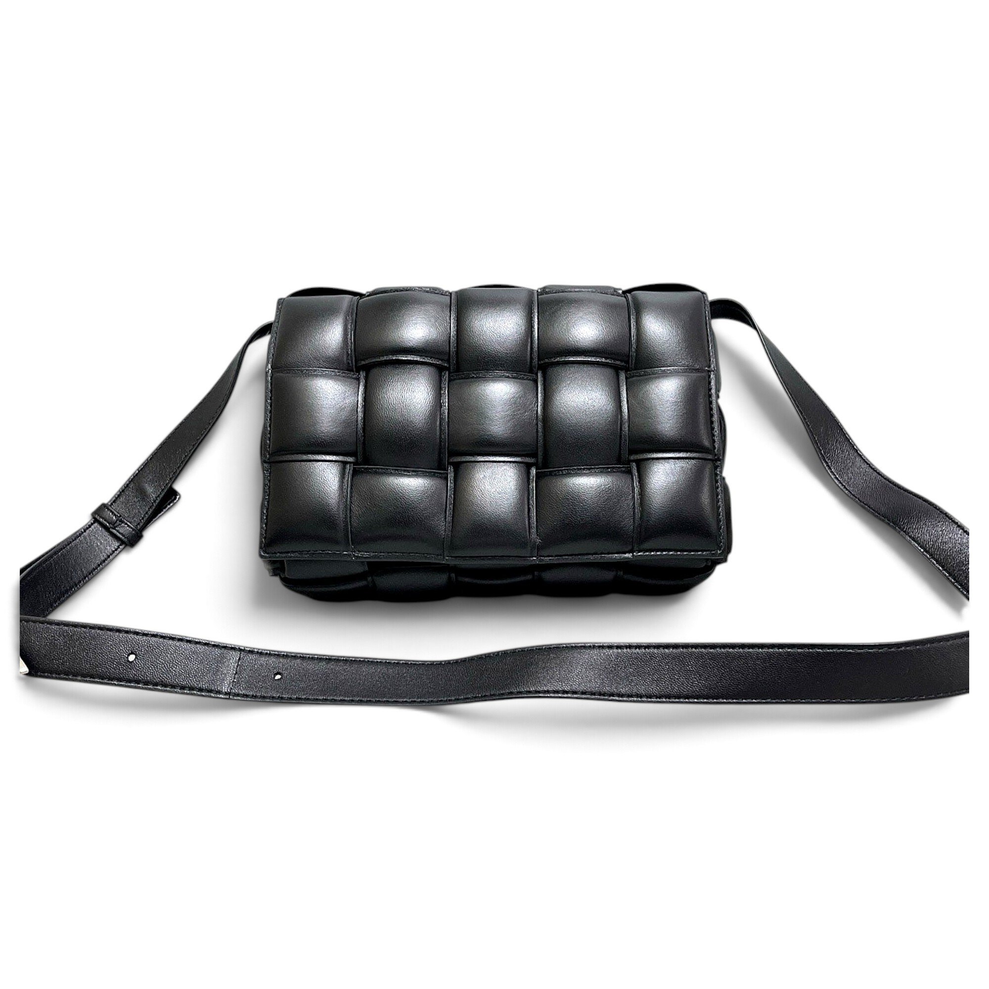 Cassette Padded leather handbag