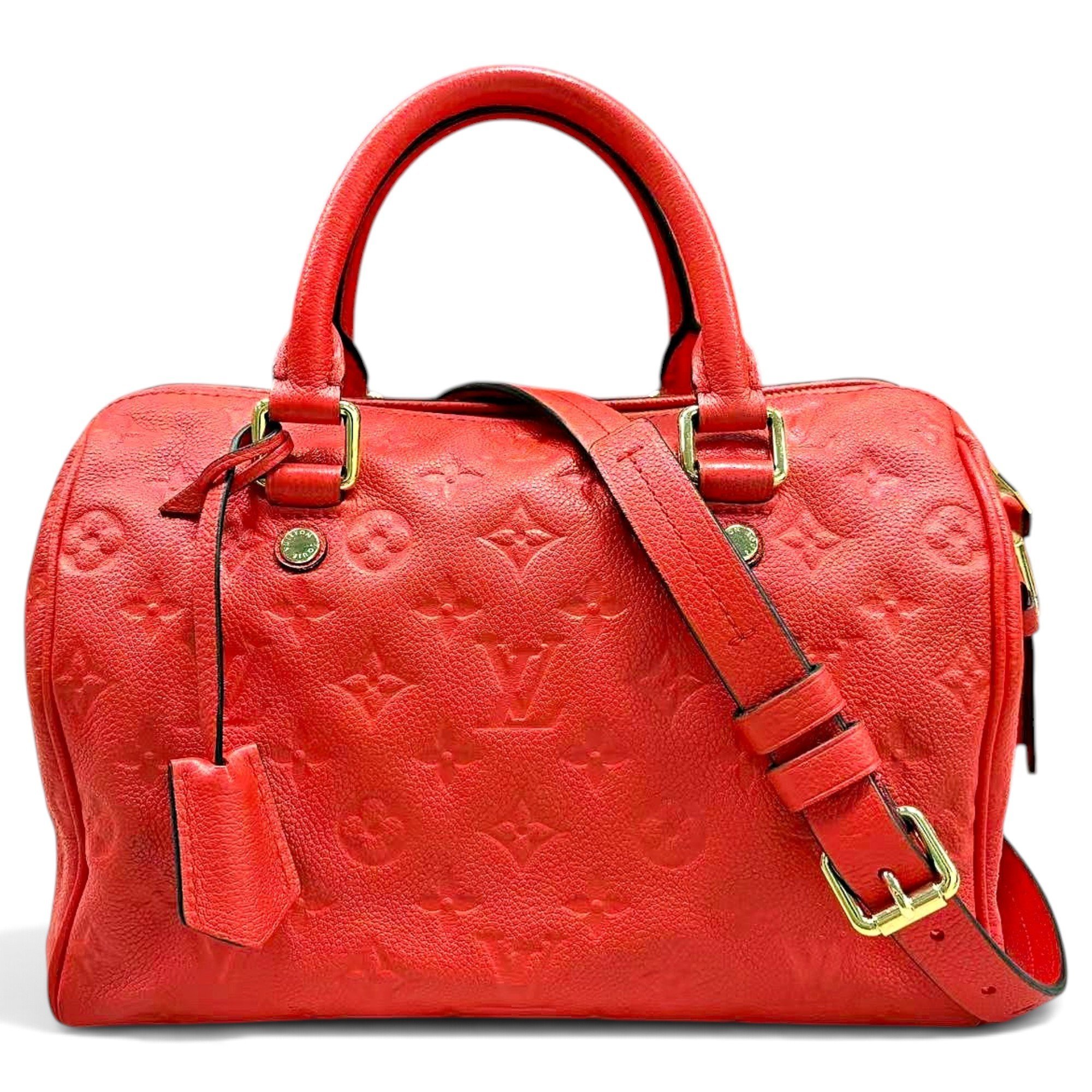 Speedy leather handbag