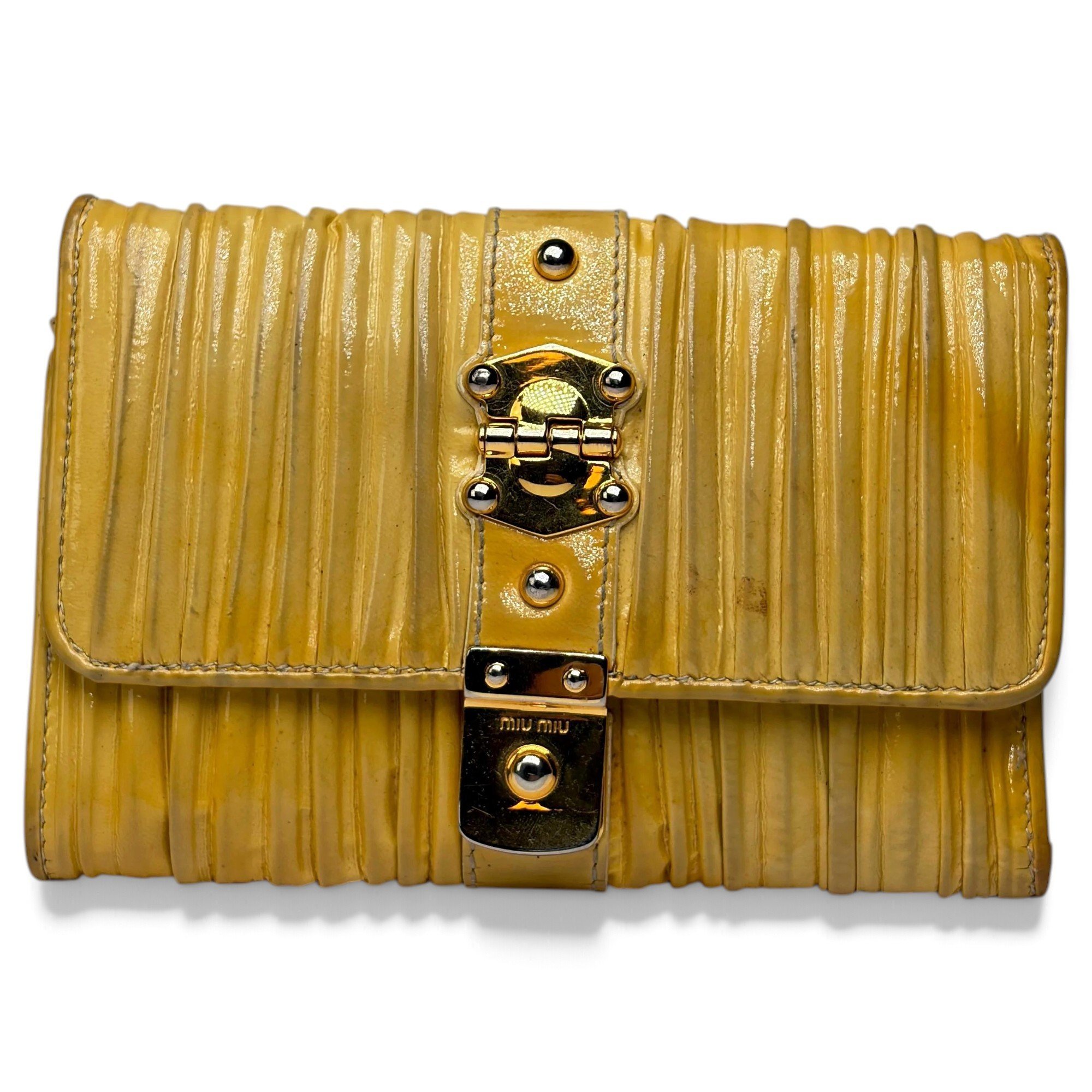 Vitello patent leather mini bag