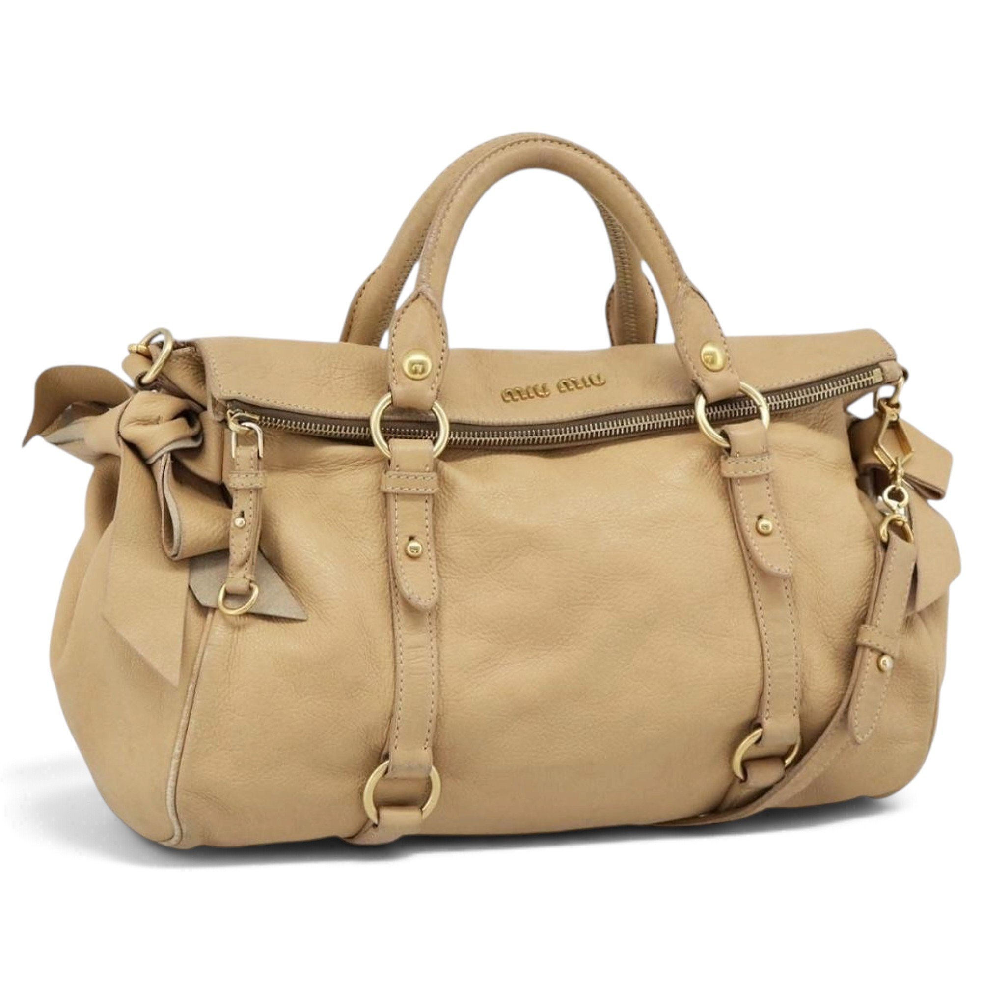 Leather handbag