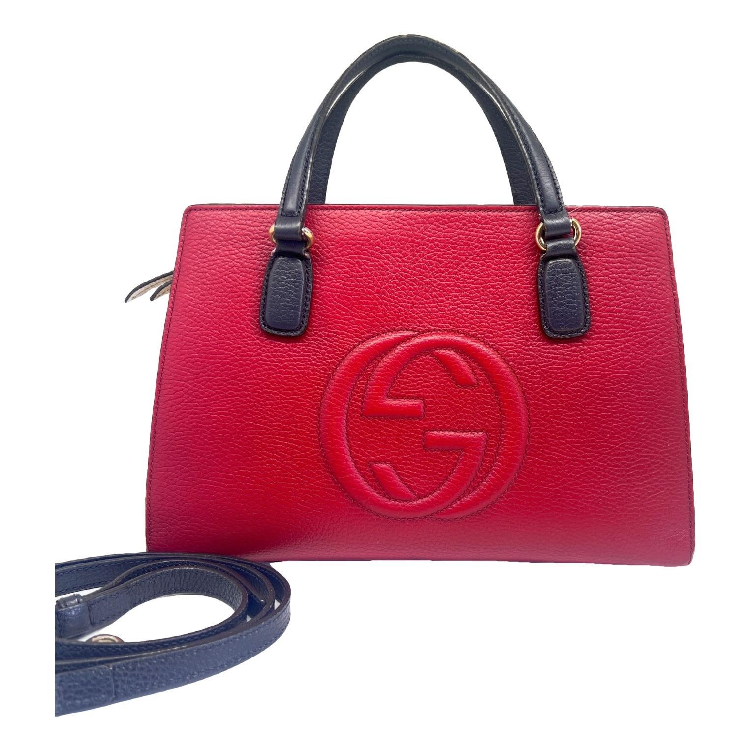 Soho Top Handle leather handbag