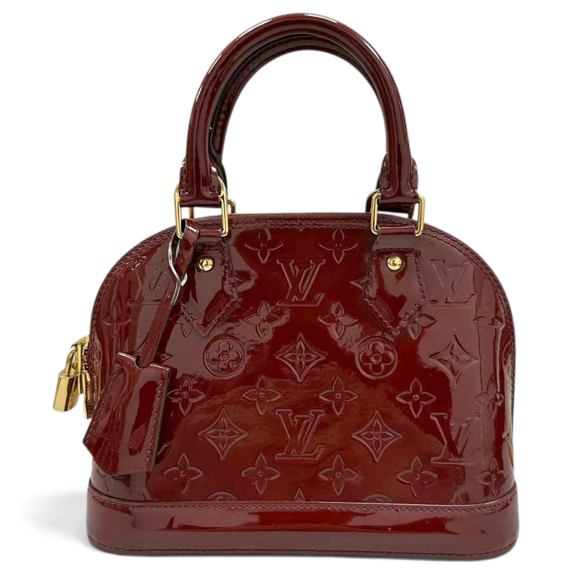 Alma BB patent leather handbag