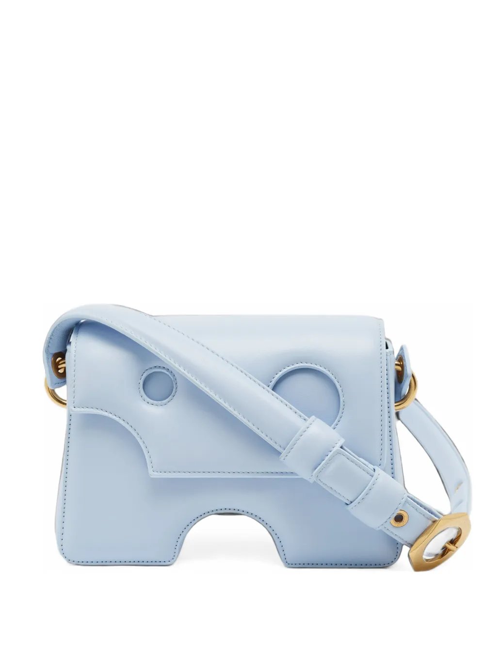 Burrow 22 cut-out leather shoulder bag
