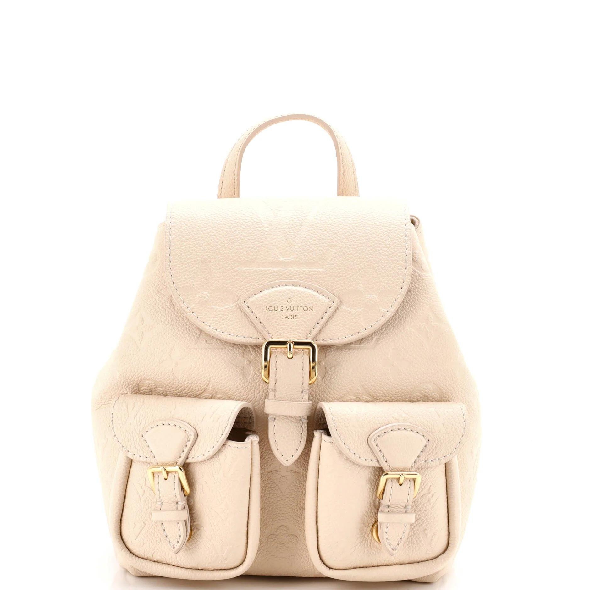 Leather backpack