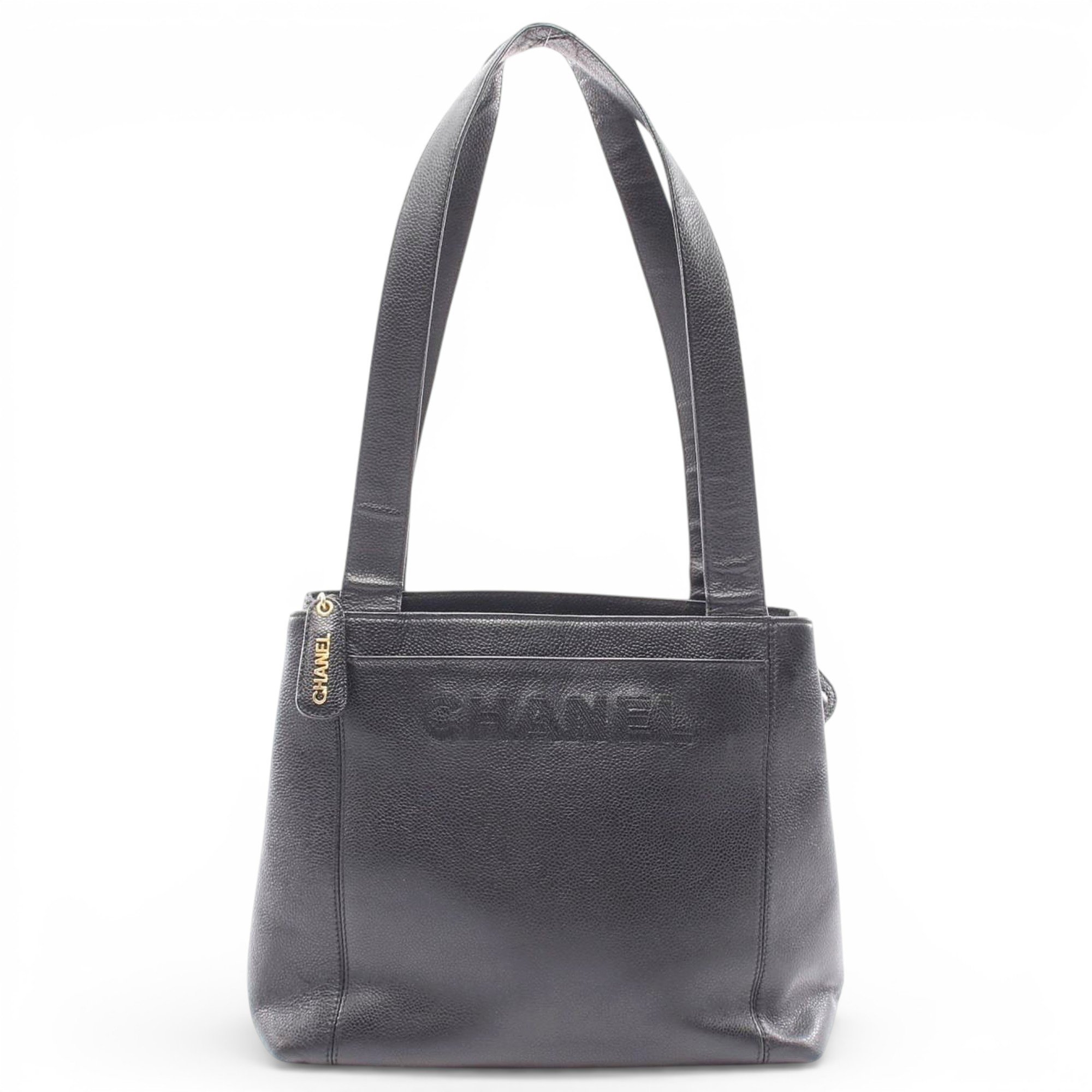 Leather tote