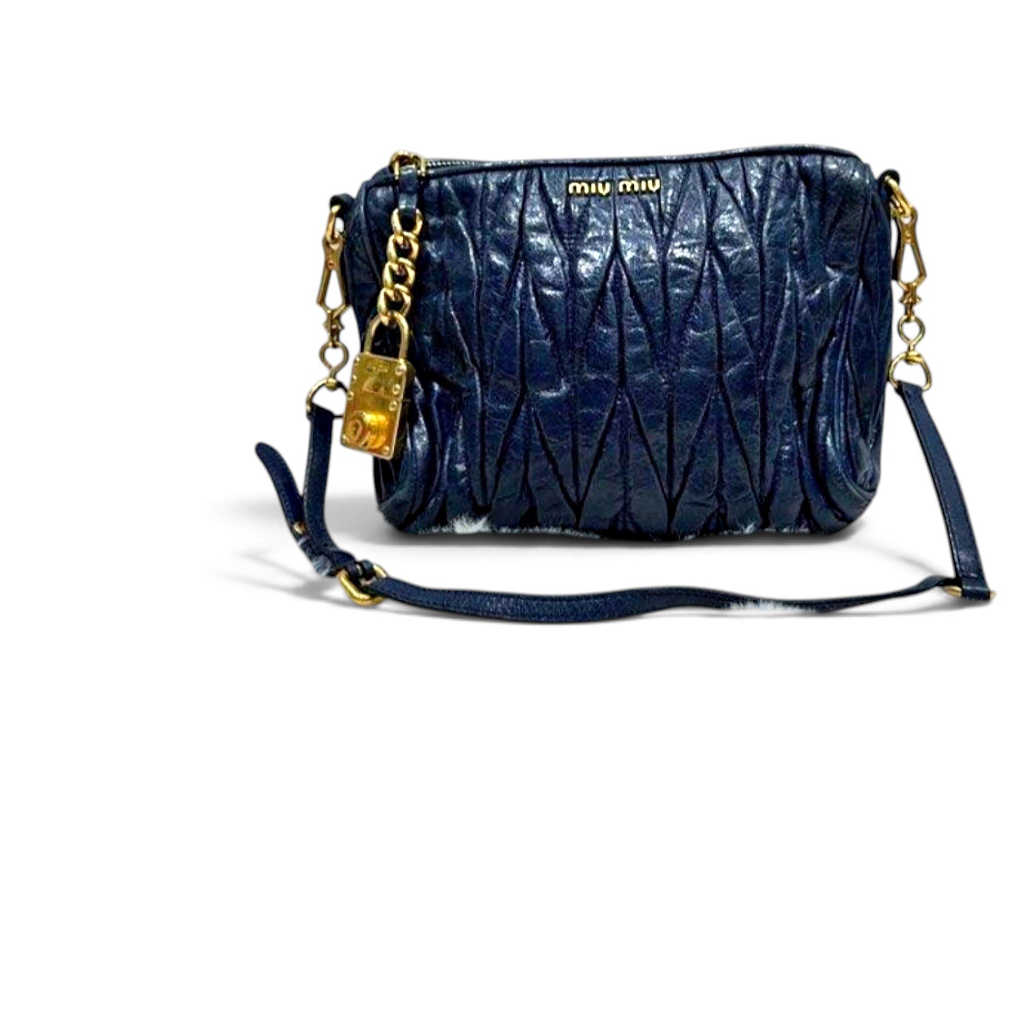 Miu Miu Matelassé leather handbag