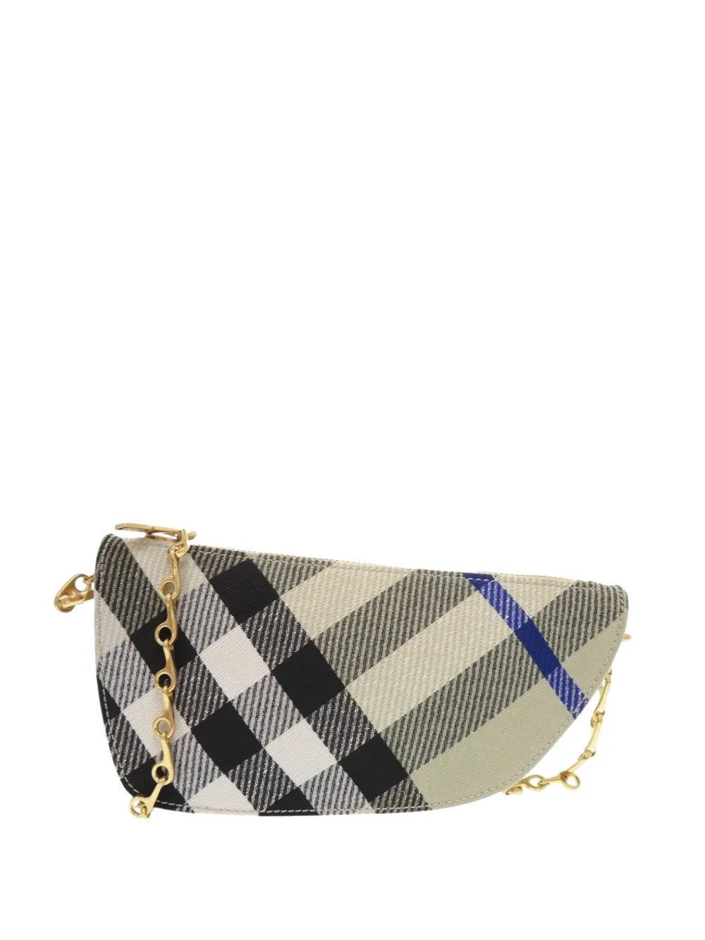 2000-2017 Micro Supernova Check Canvas Shield crossbody bag