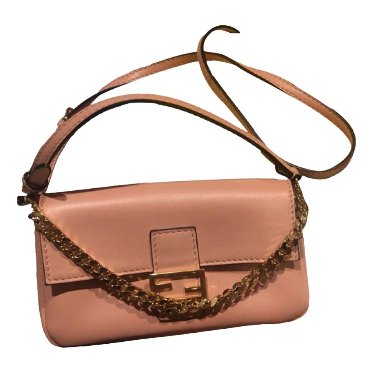 Baguette leather handbag