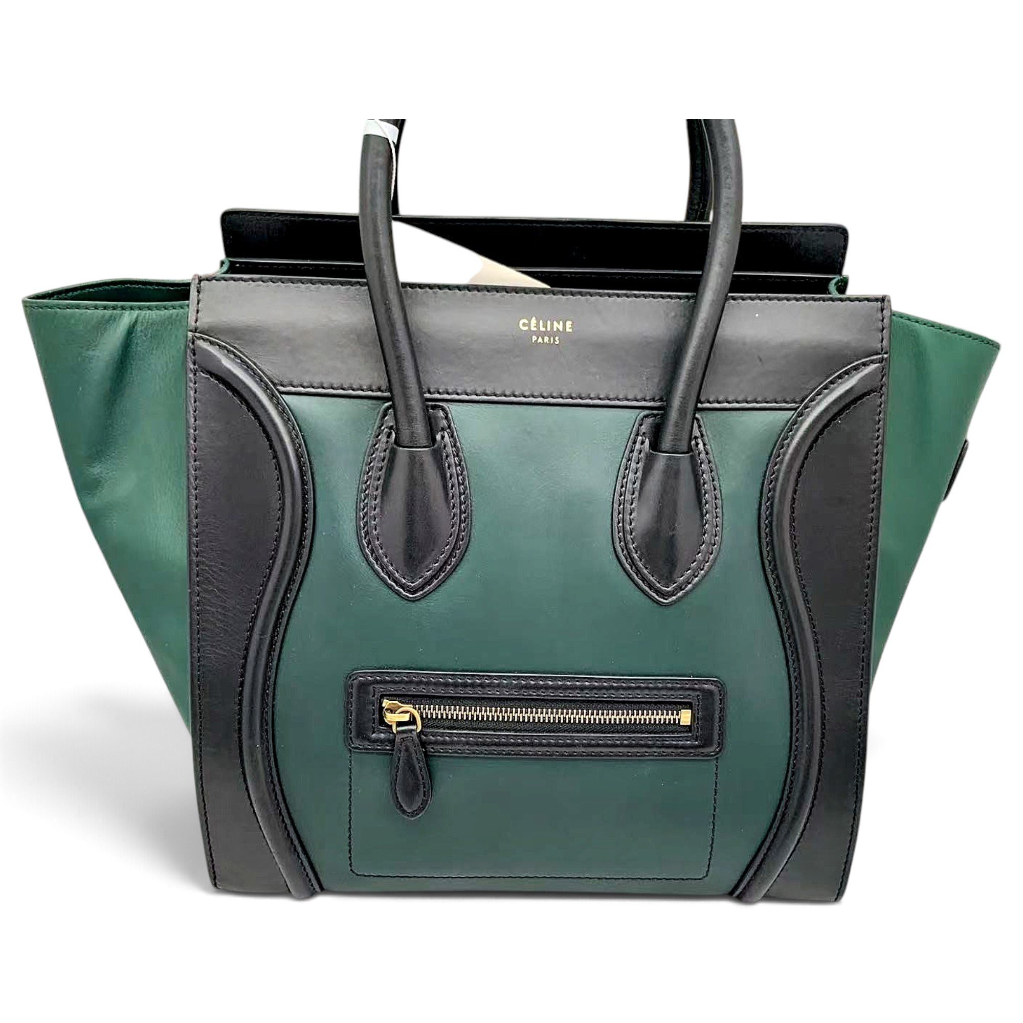 Luggage leather handbag