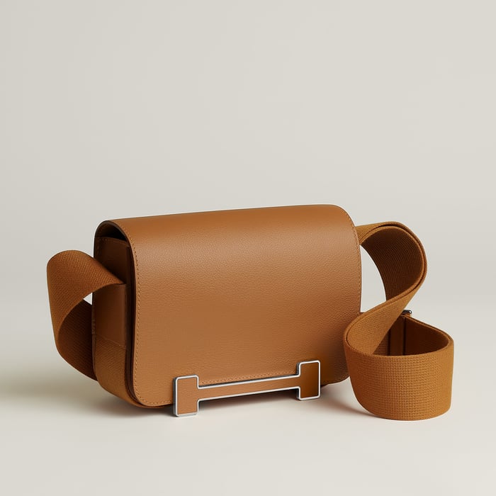 Gold Hermès Geta Bag