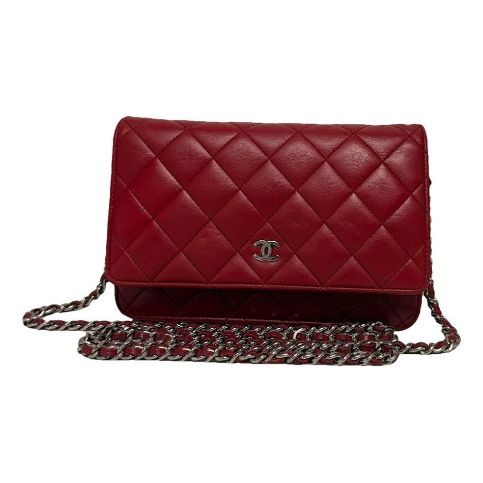 Wallet On Chain Timeless/Classique leather crossbody bag