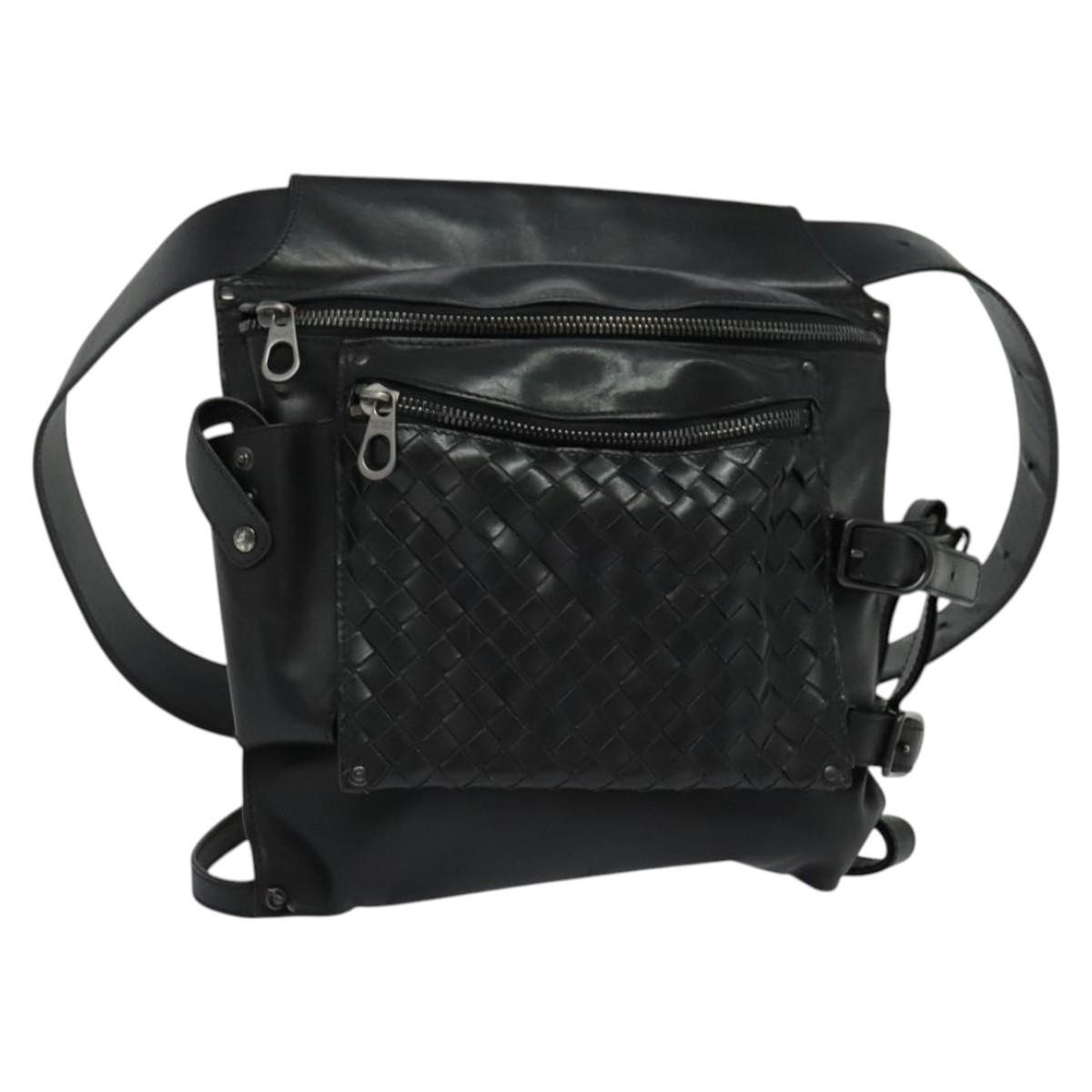 Leather clutch bag