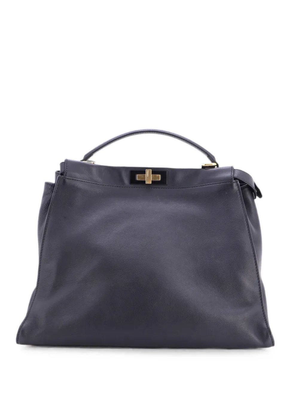 Peekaboo Bag Rigid Leather Large satchel