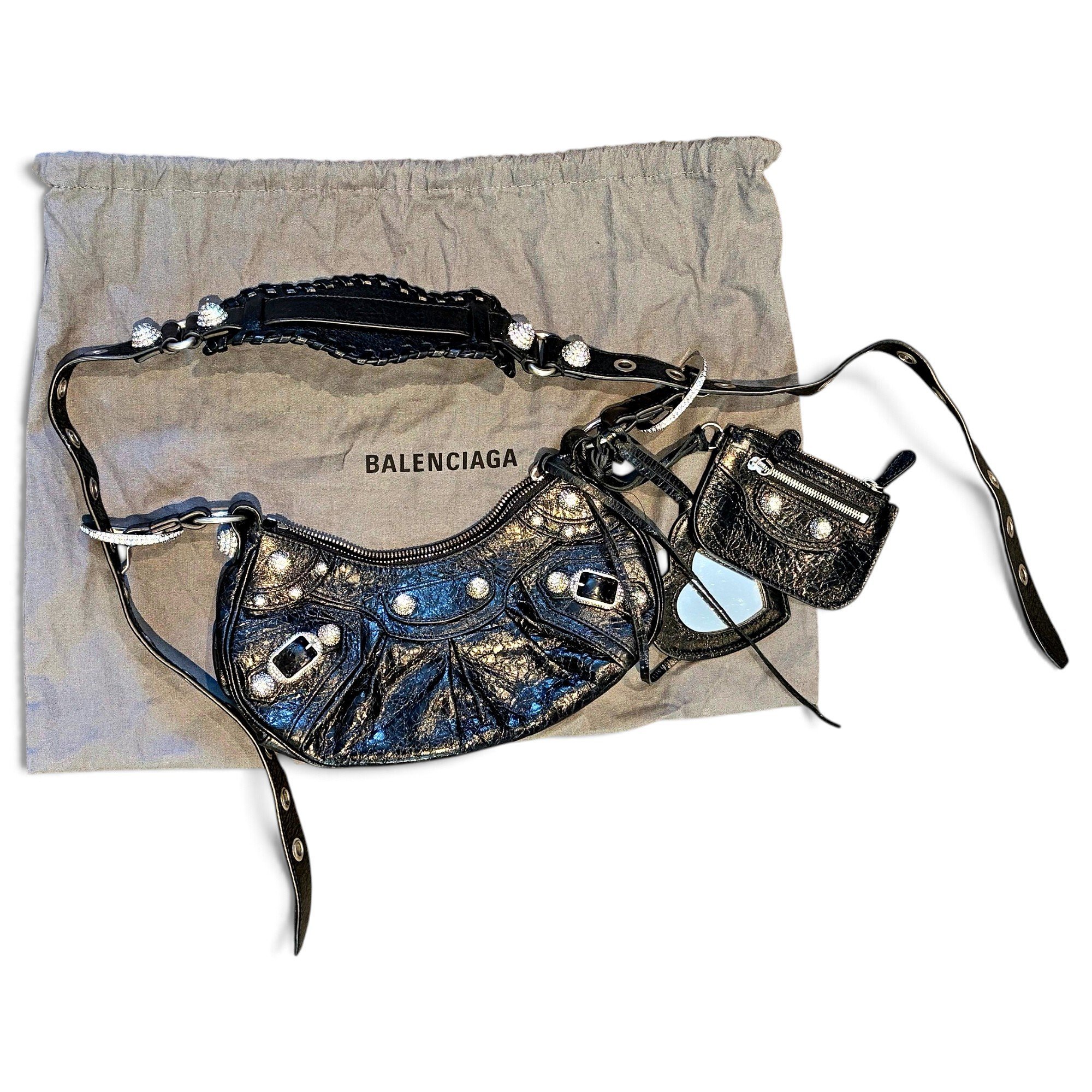 Le Cagole leather handbag