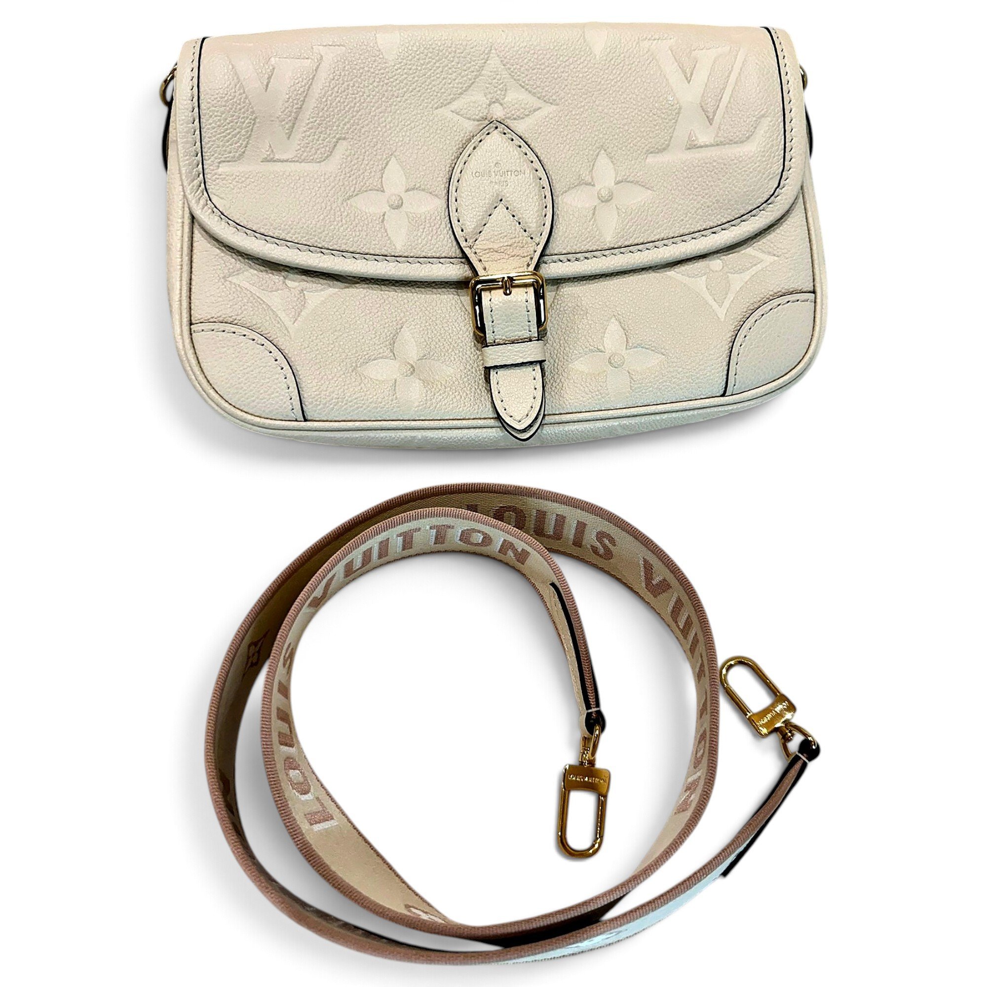 Louis Vuitton Diane leather crossbody bag