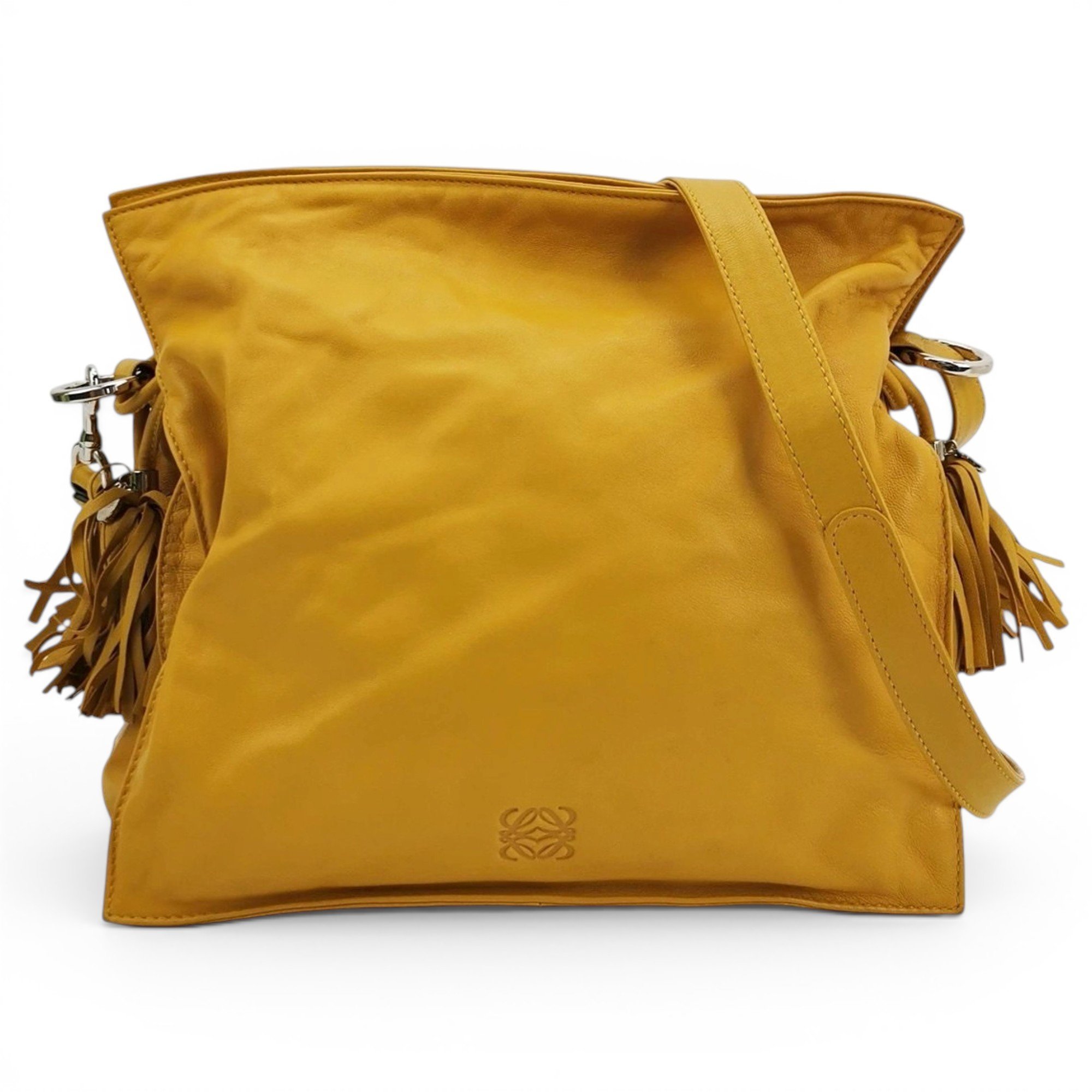 Flamenco leather handbag