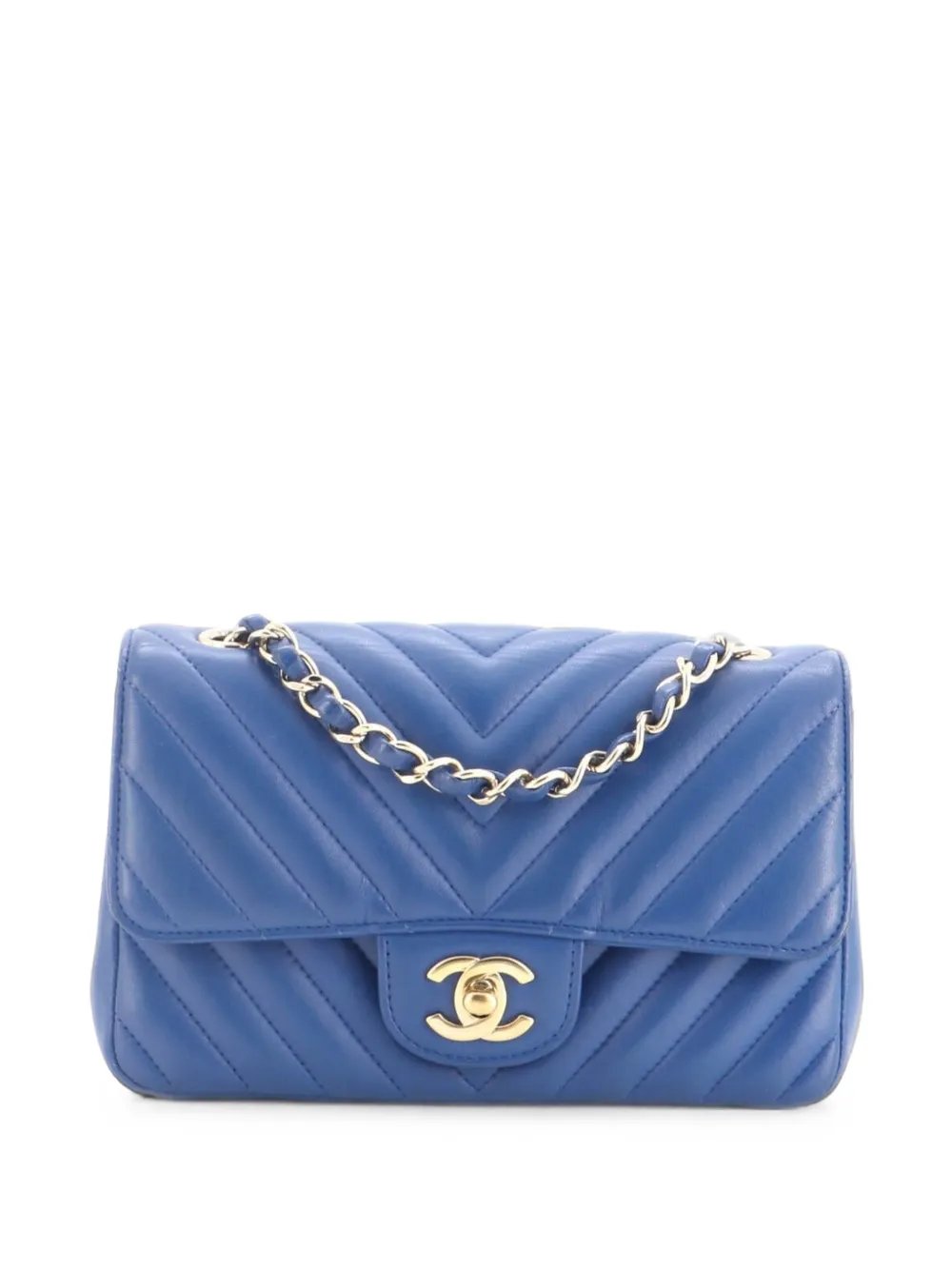 Classic Single Flap Bag Chevron Lambskin Mini shoulder bag