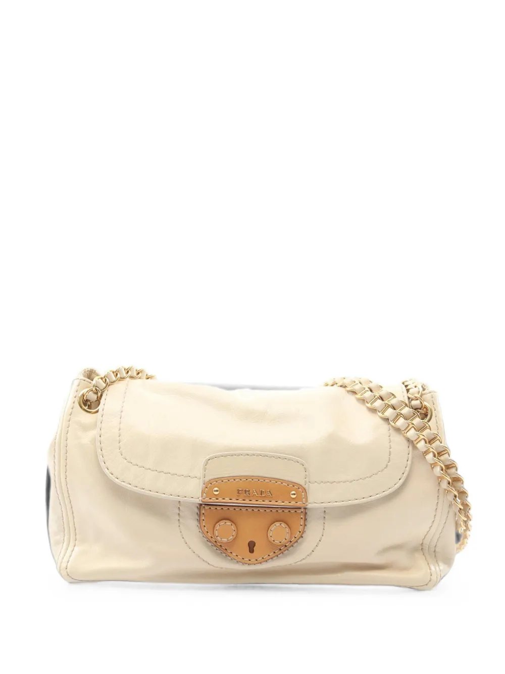 2000s Vitello Shine chain shoulder bag