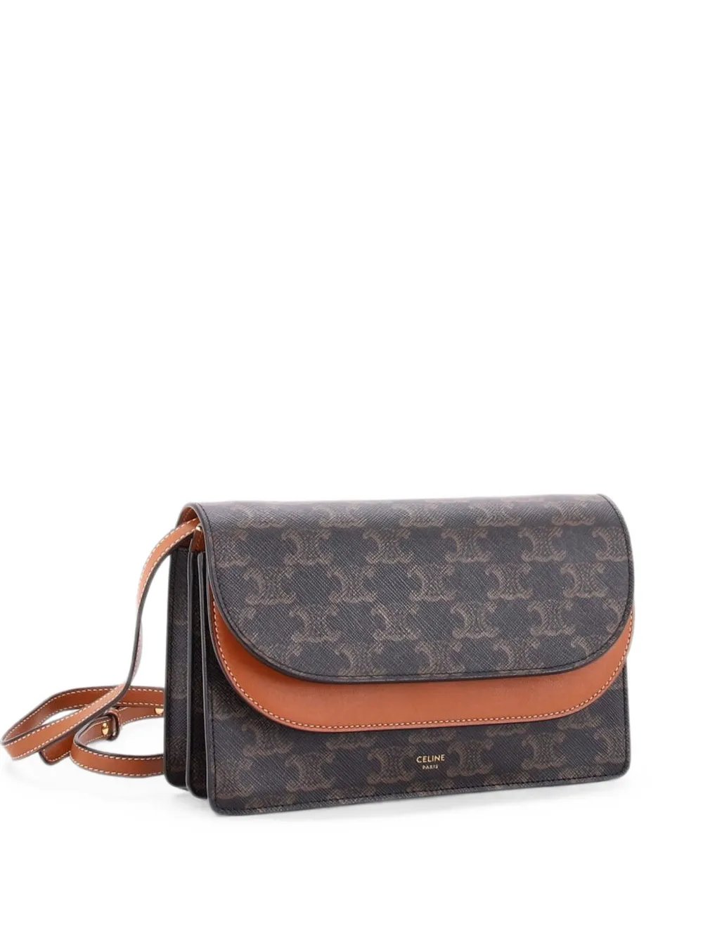 Wallet on Strap Triomphe Coated Canvas crossbody bag