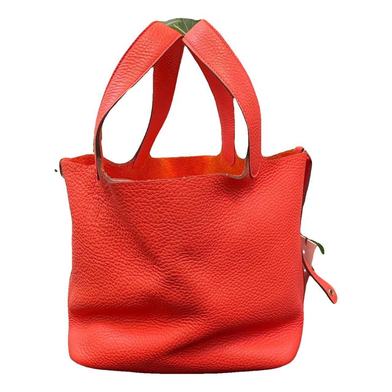 Picotin leather handbag