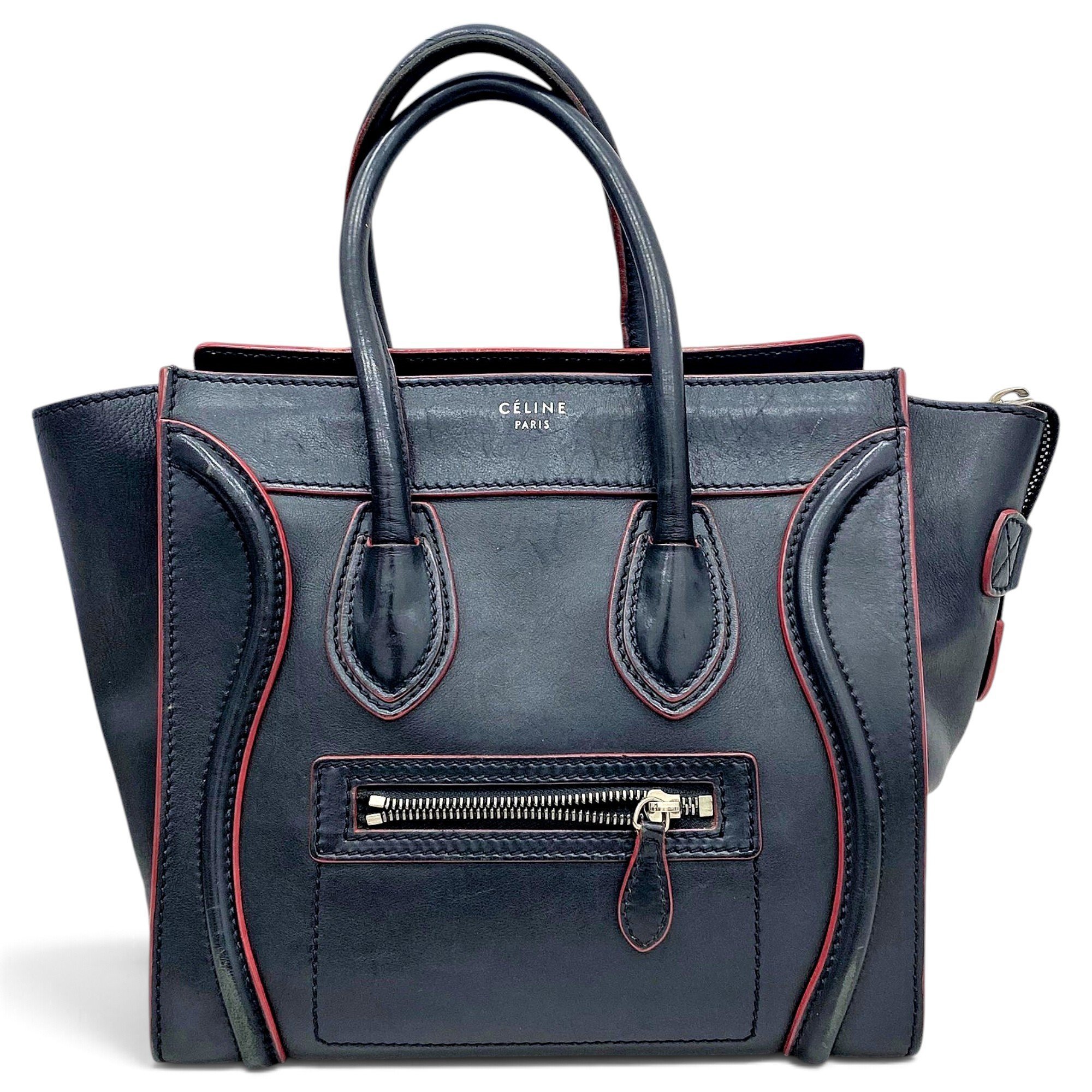 Luggage leather handbag