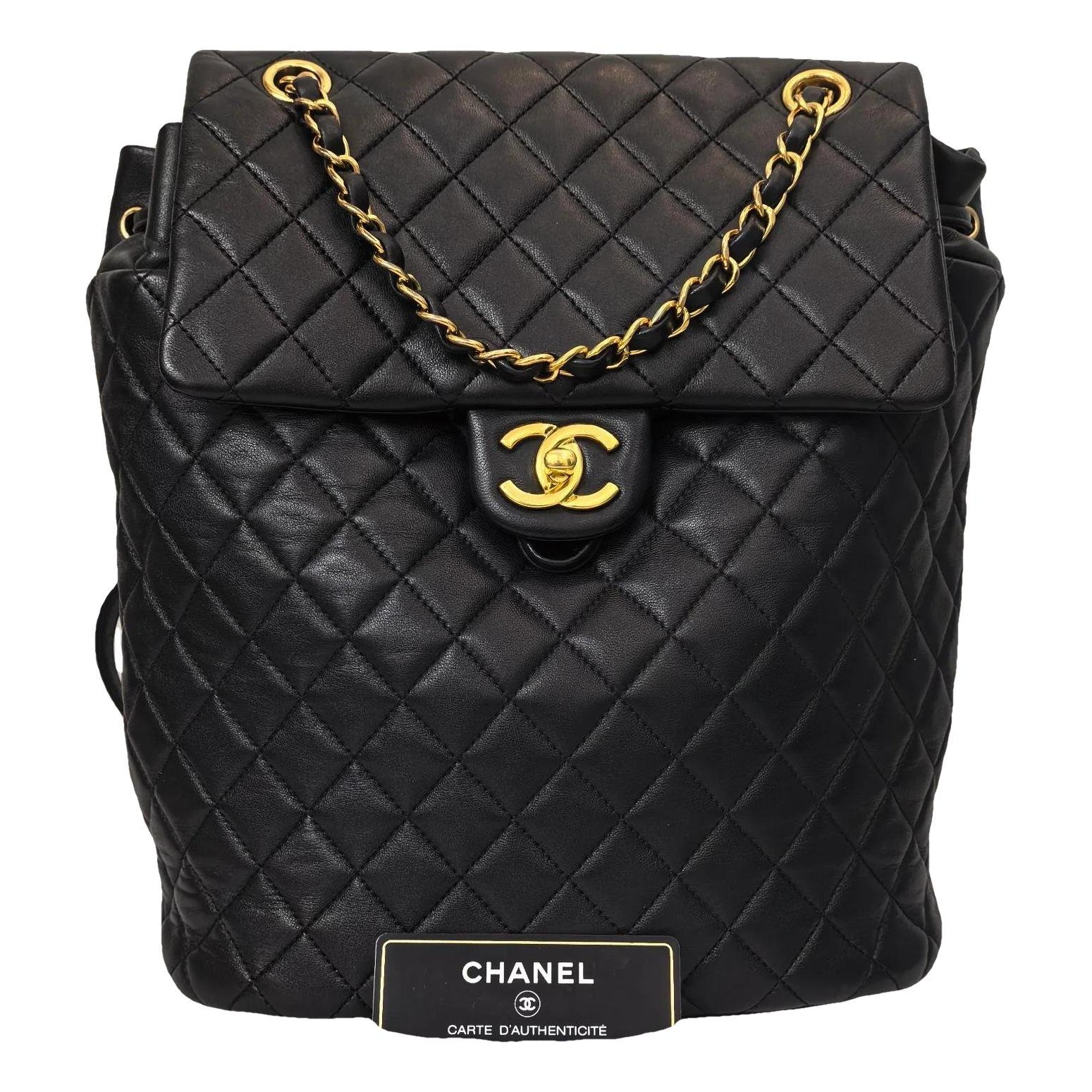 Leather backpack