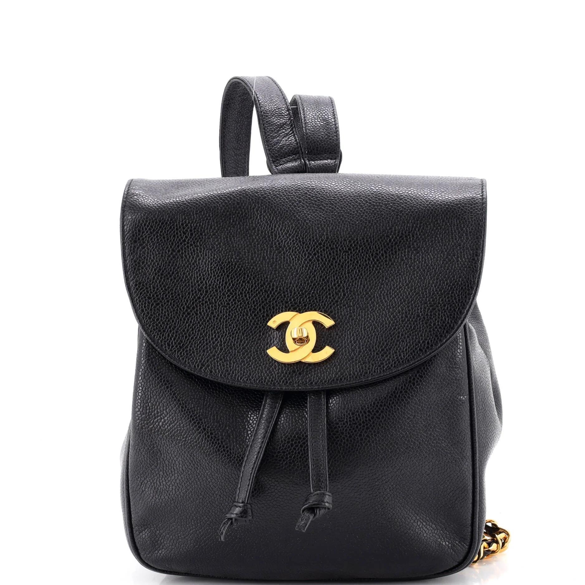 Leather backpack