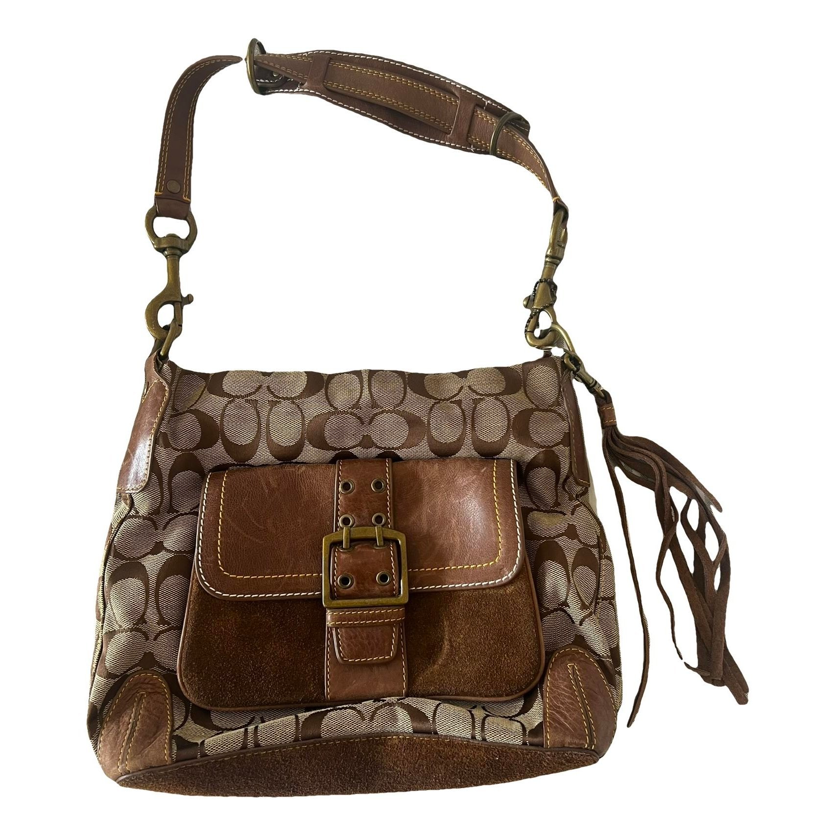 Hamilton Hobo leather handbag