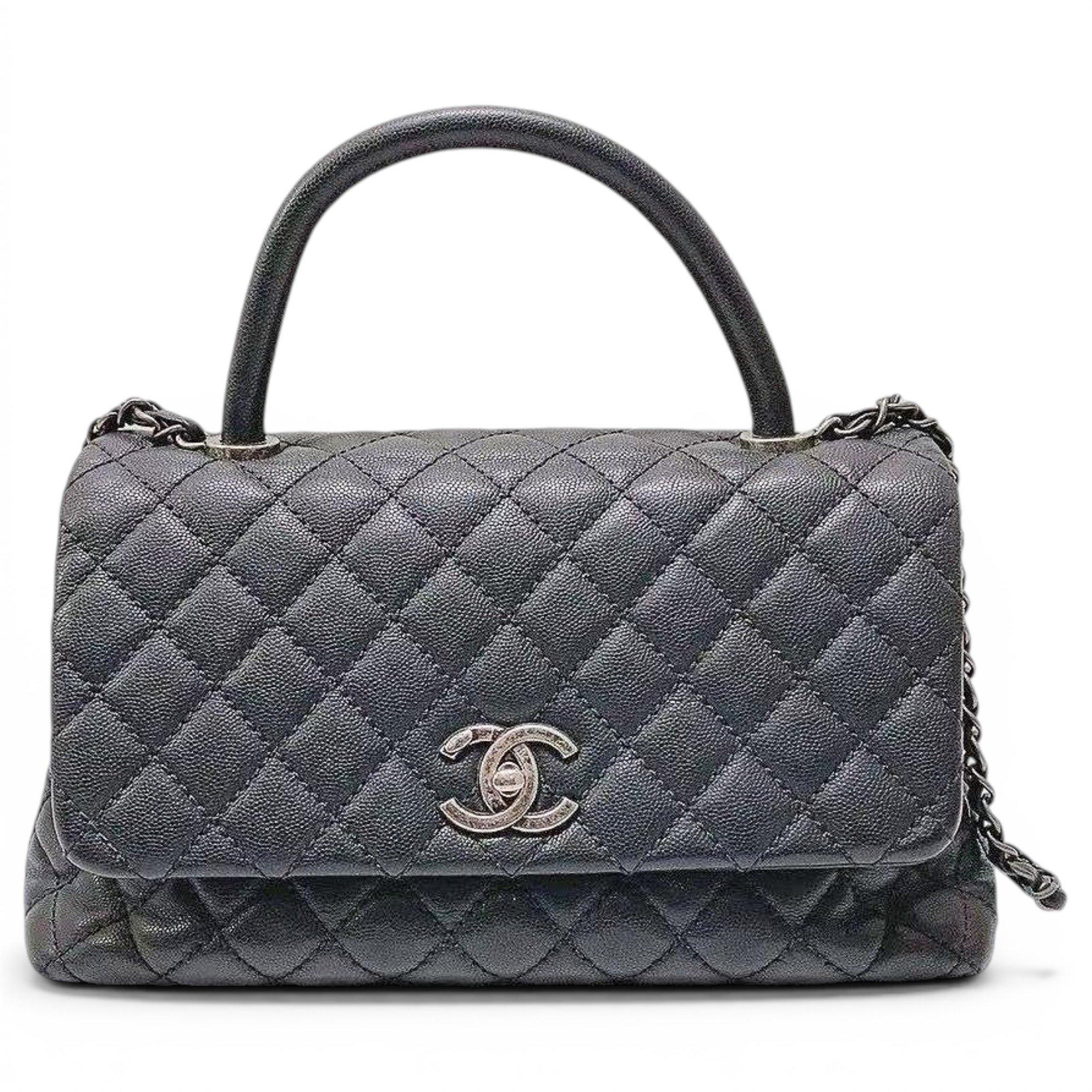 Coco Handle leather handbag