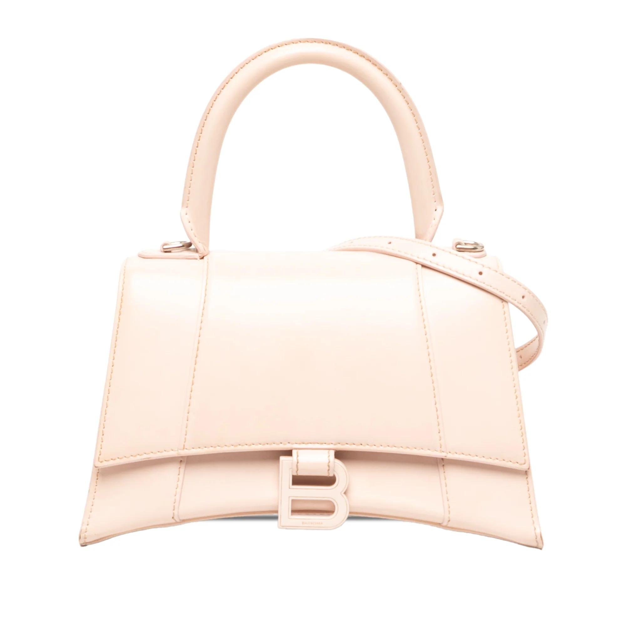 Balenciaga Hourglass pony-style calfskin handbag
