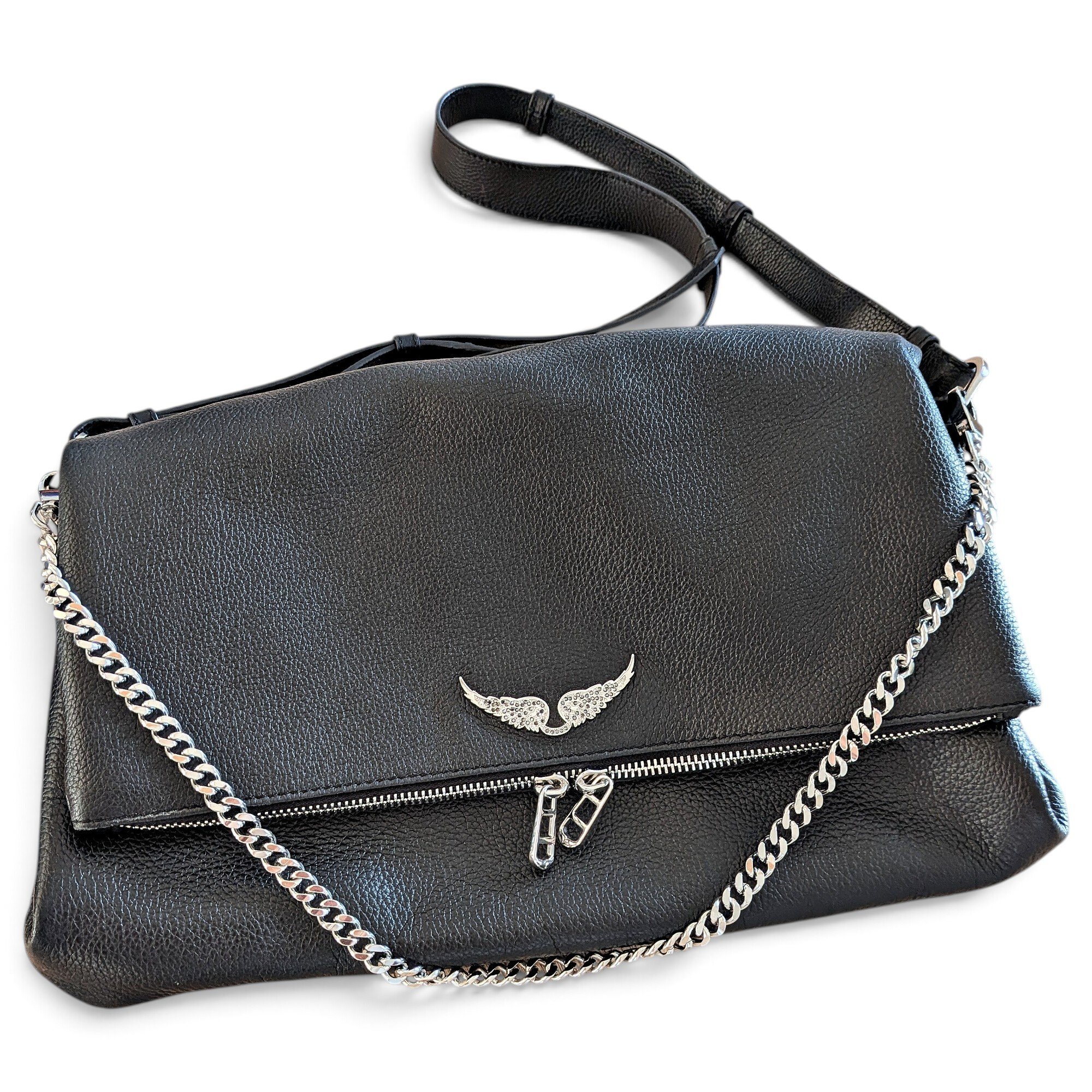 Rock leather handbag
