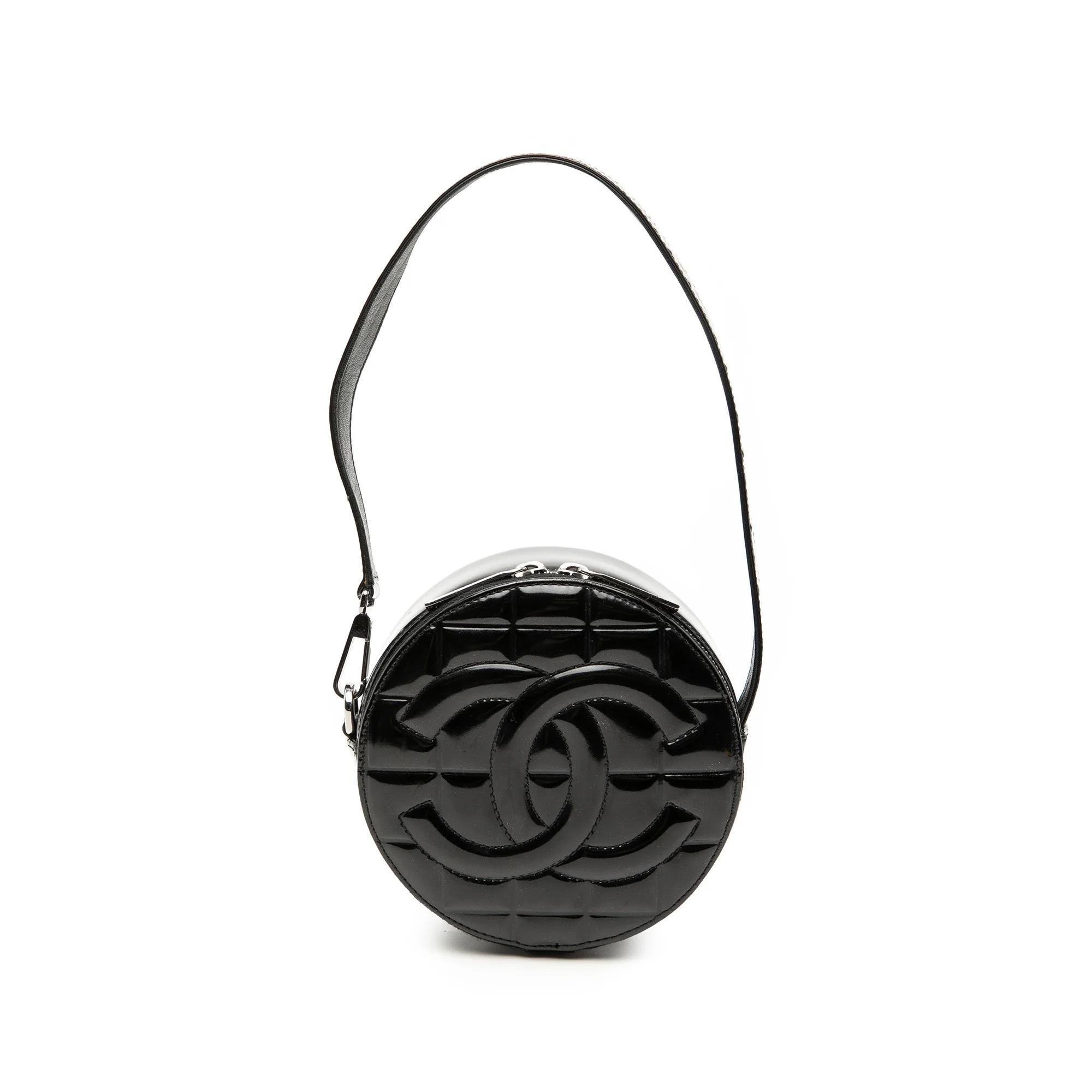 Patent leather handbag