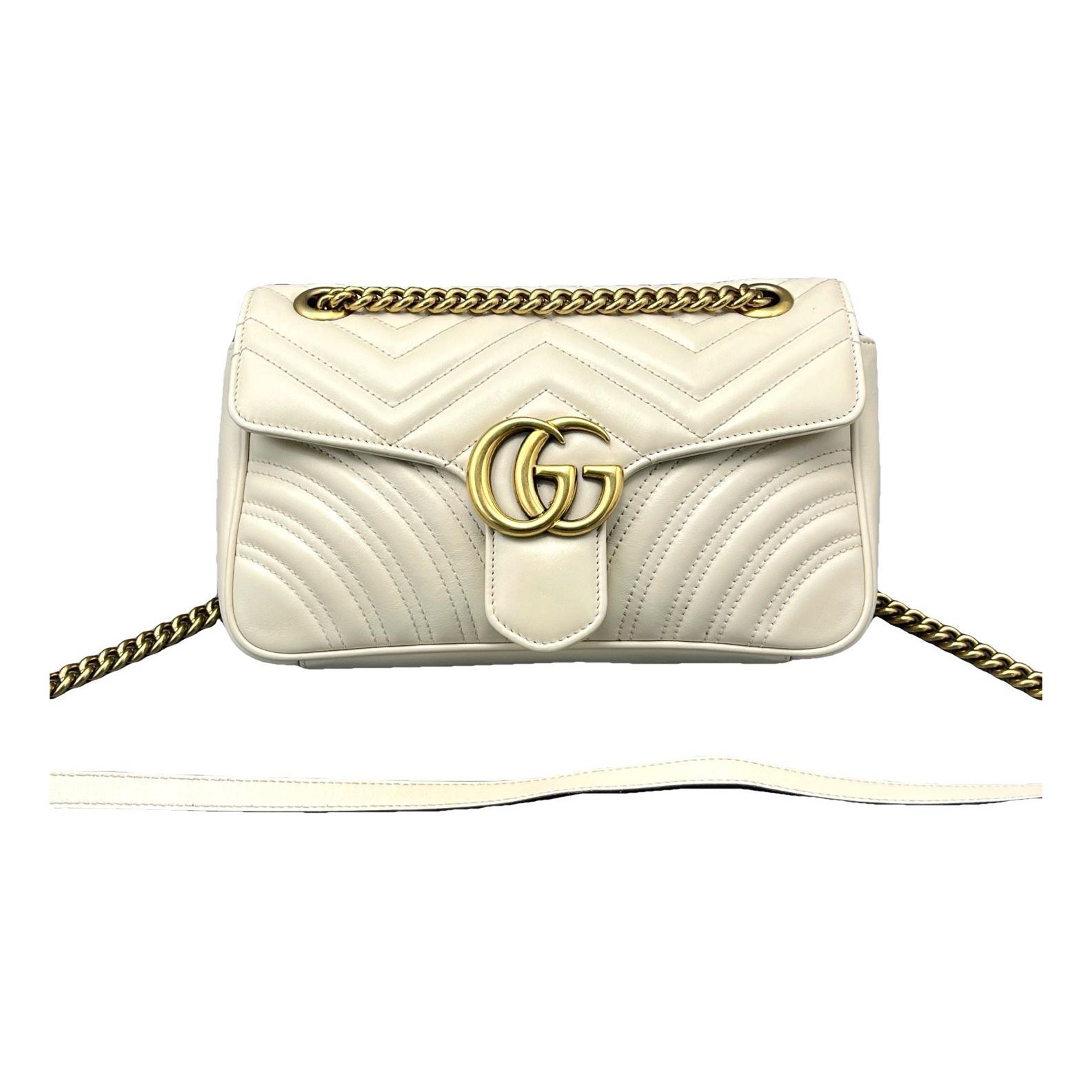 GG Marmont Flap leather crossbody bag