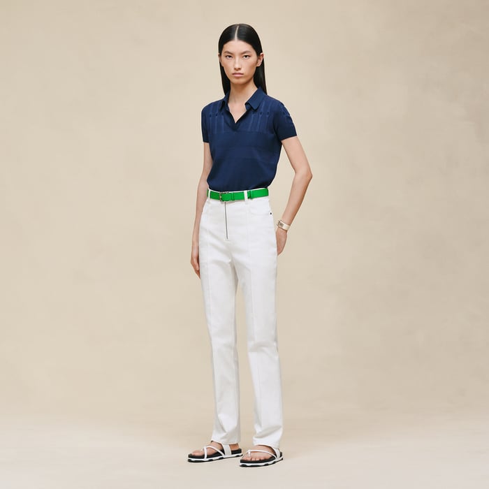 Bleu Outremer Short-sleeve Polo Shirt
