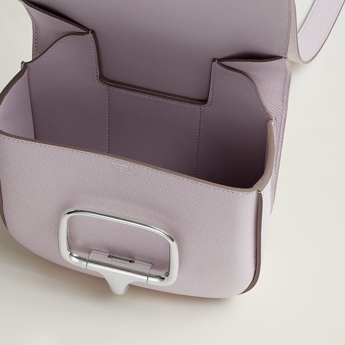 Mauve Pâle Hermès Della Cavalleria Mini Bag II