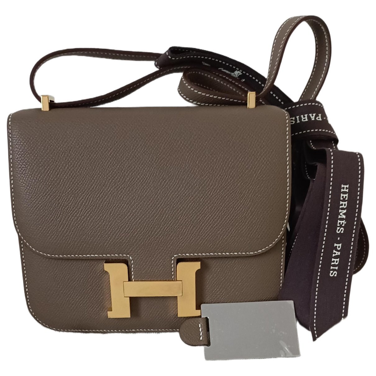 Hermes Constance 18 Handbag Etoupe