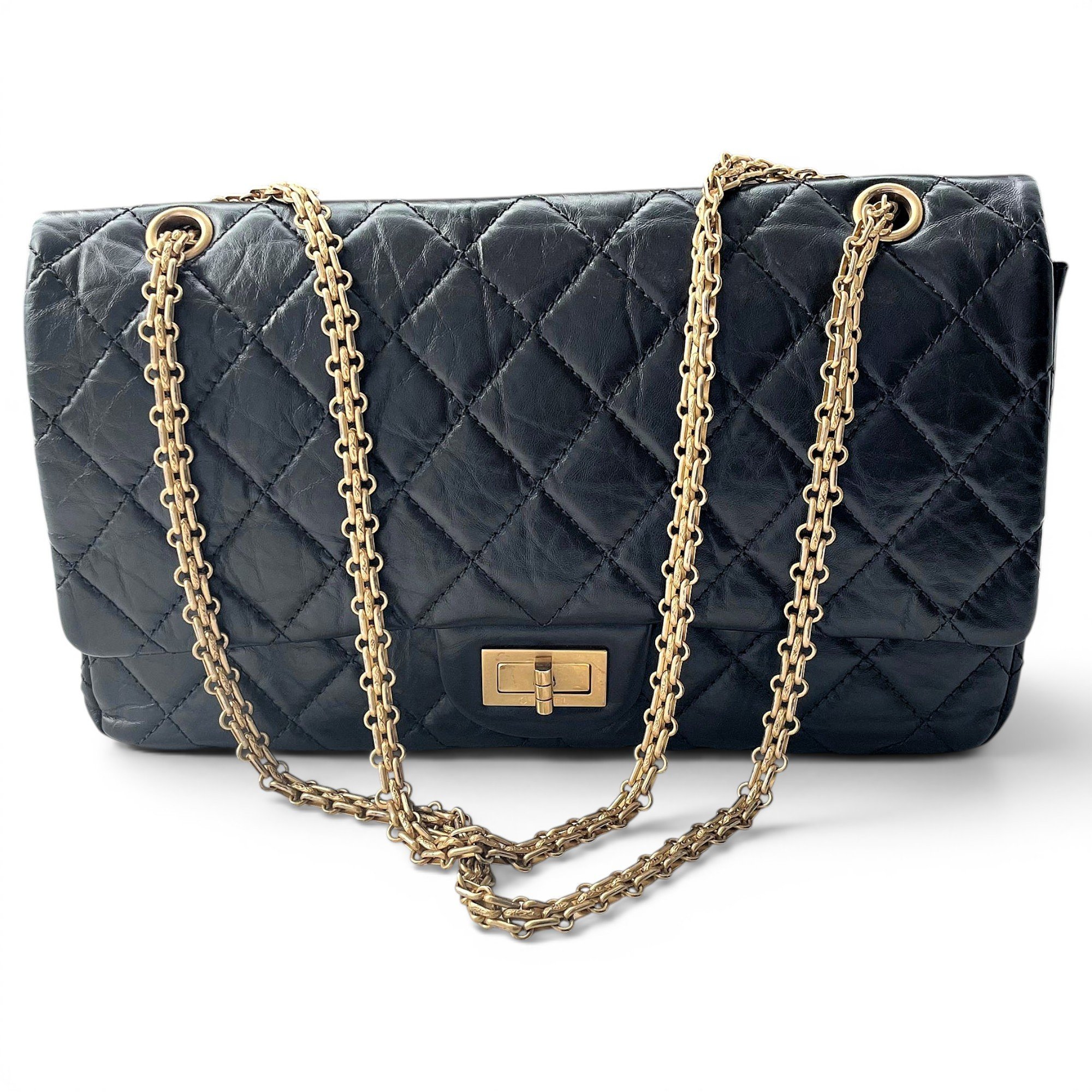 2.55 leather handbag