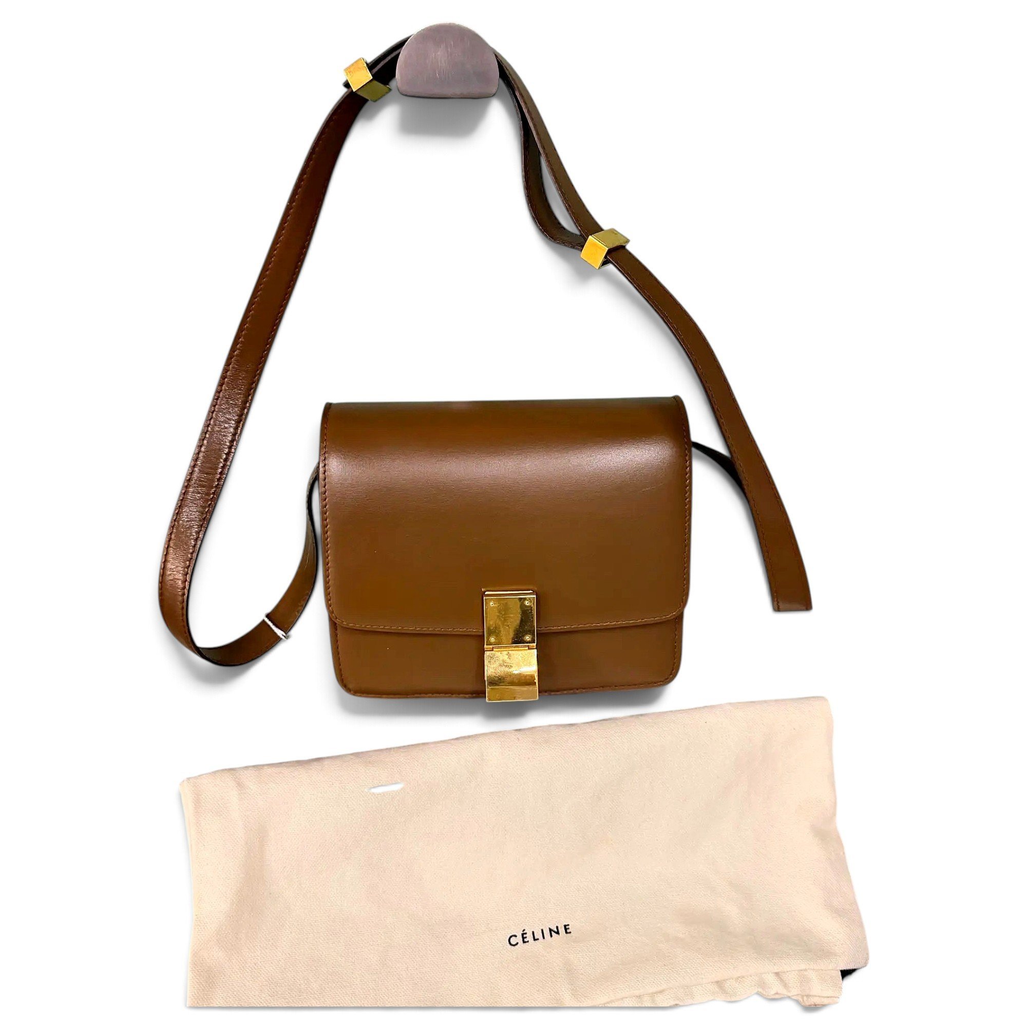 Classic leather handbag