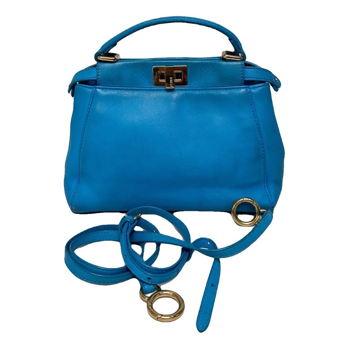 Peekaboo leather crossbody bag