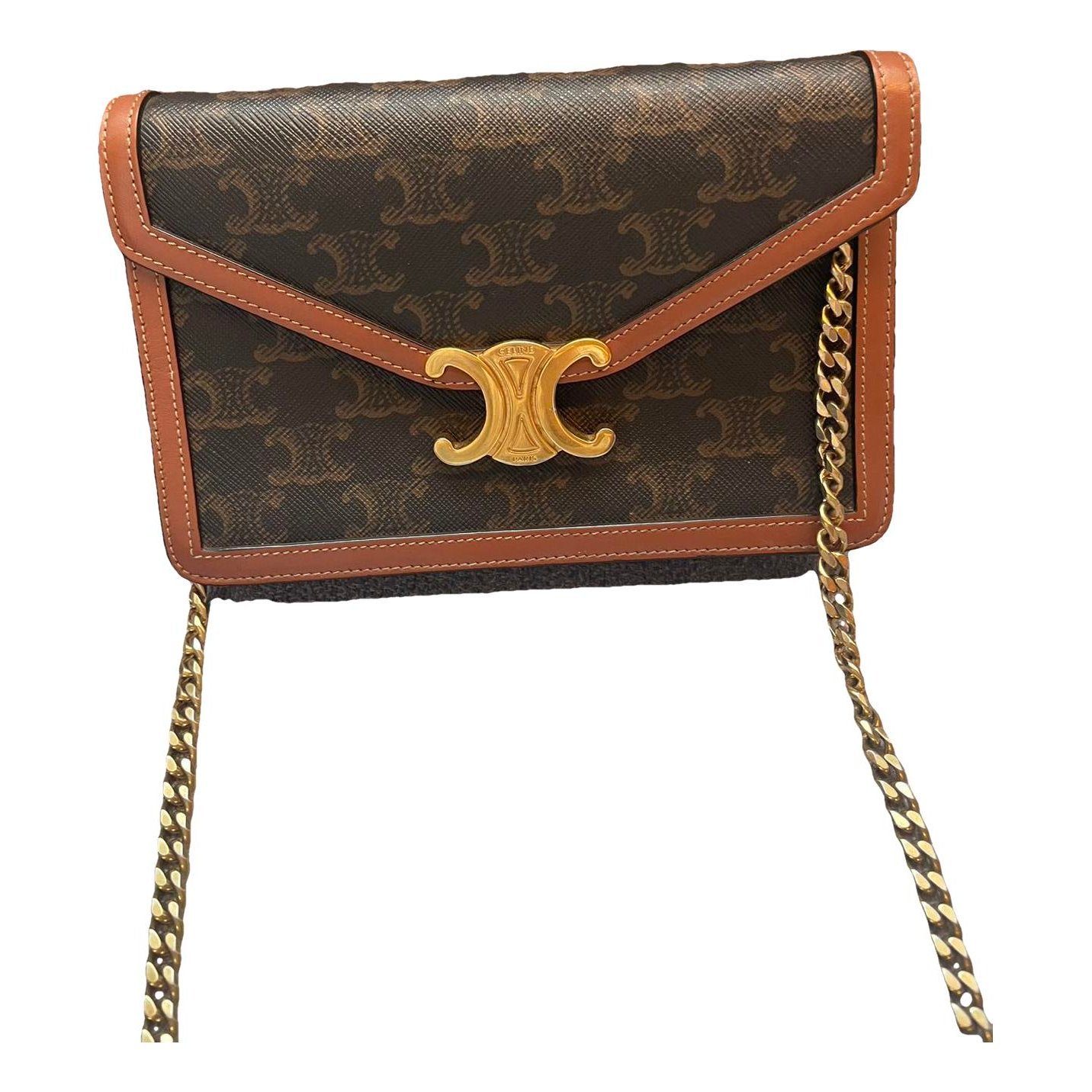 Wallet On Chain Margo leather crossbody bag