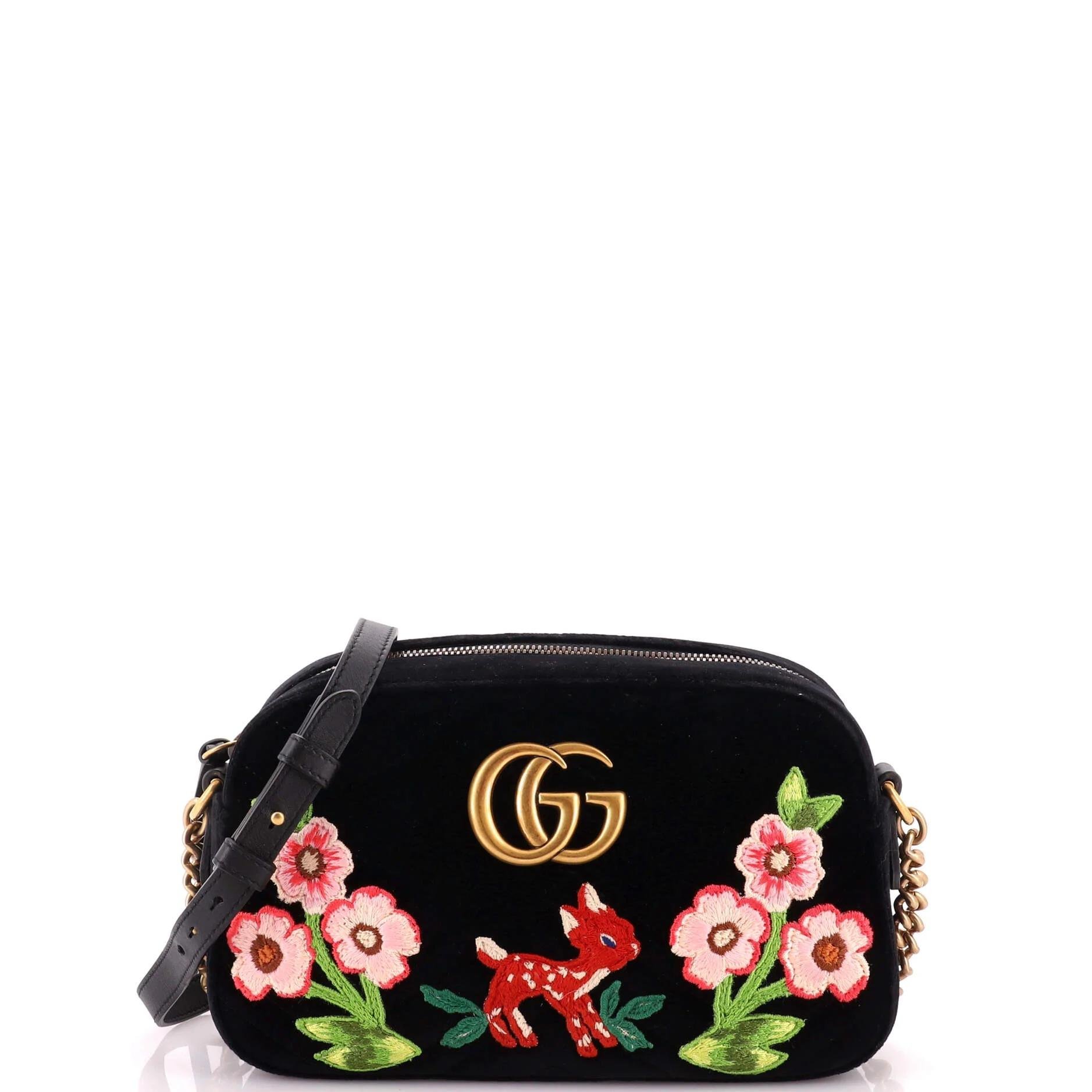 Velvet crossbody bag