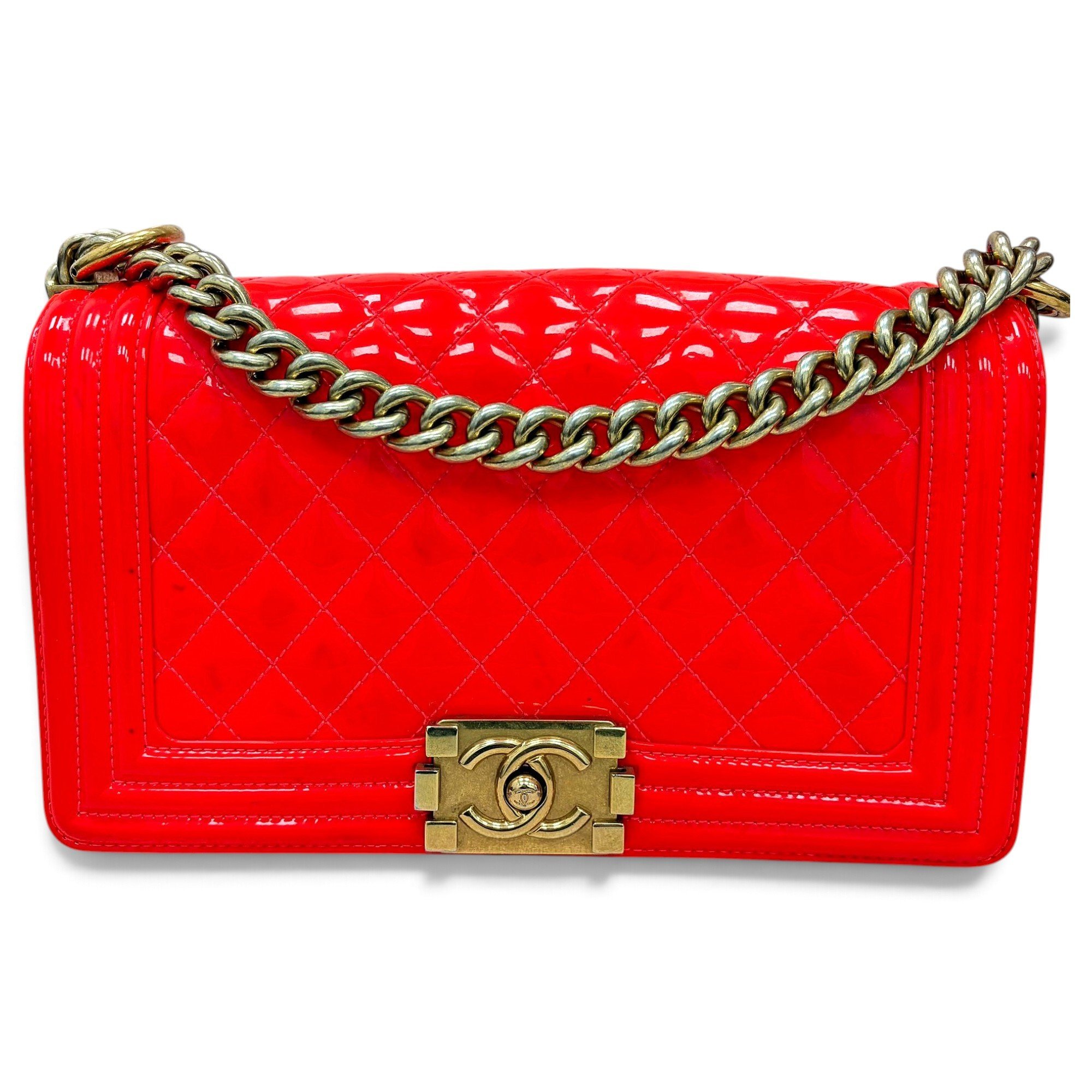 Boy patent leather handbag