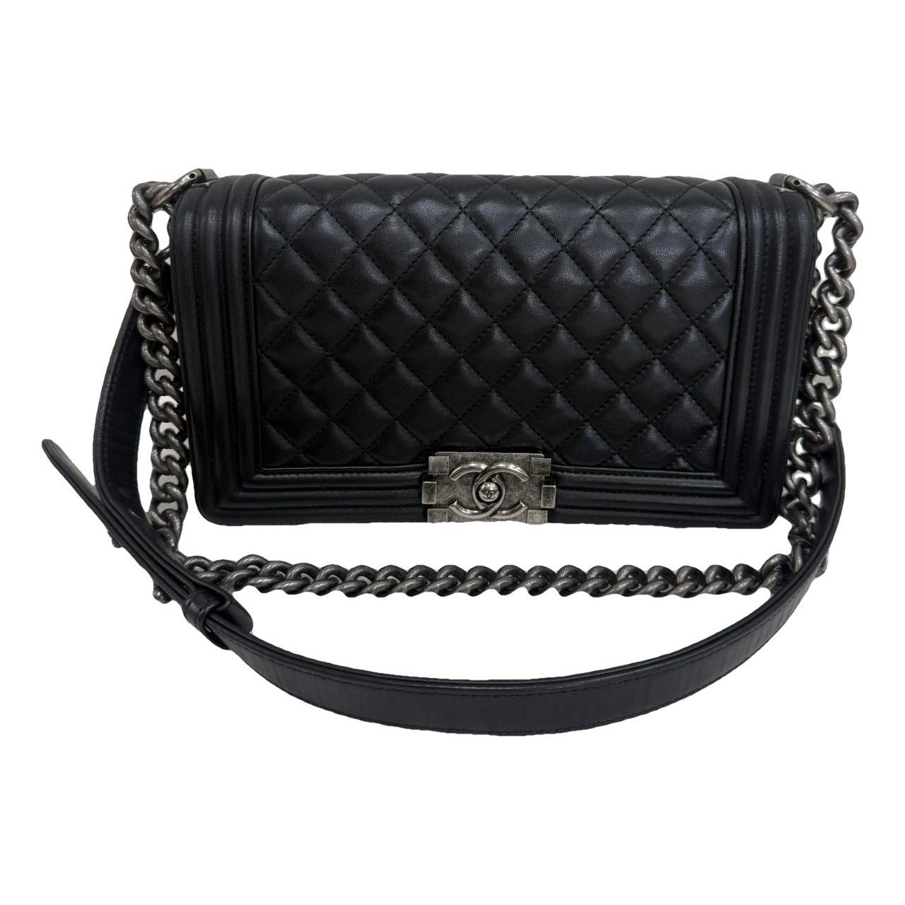 Boy leather crossbody bag