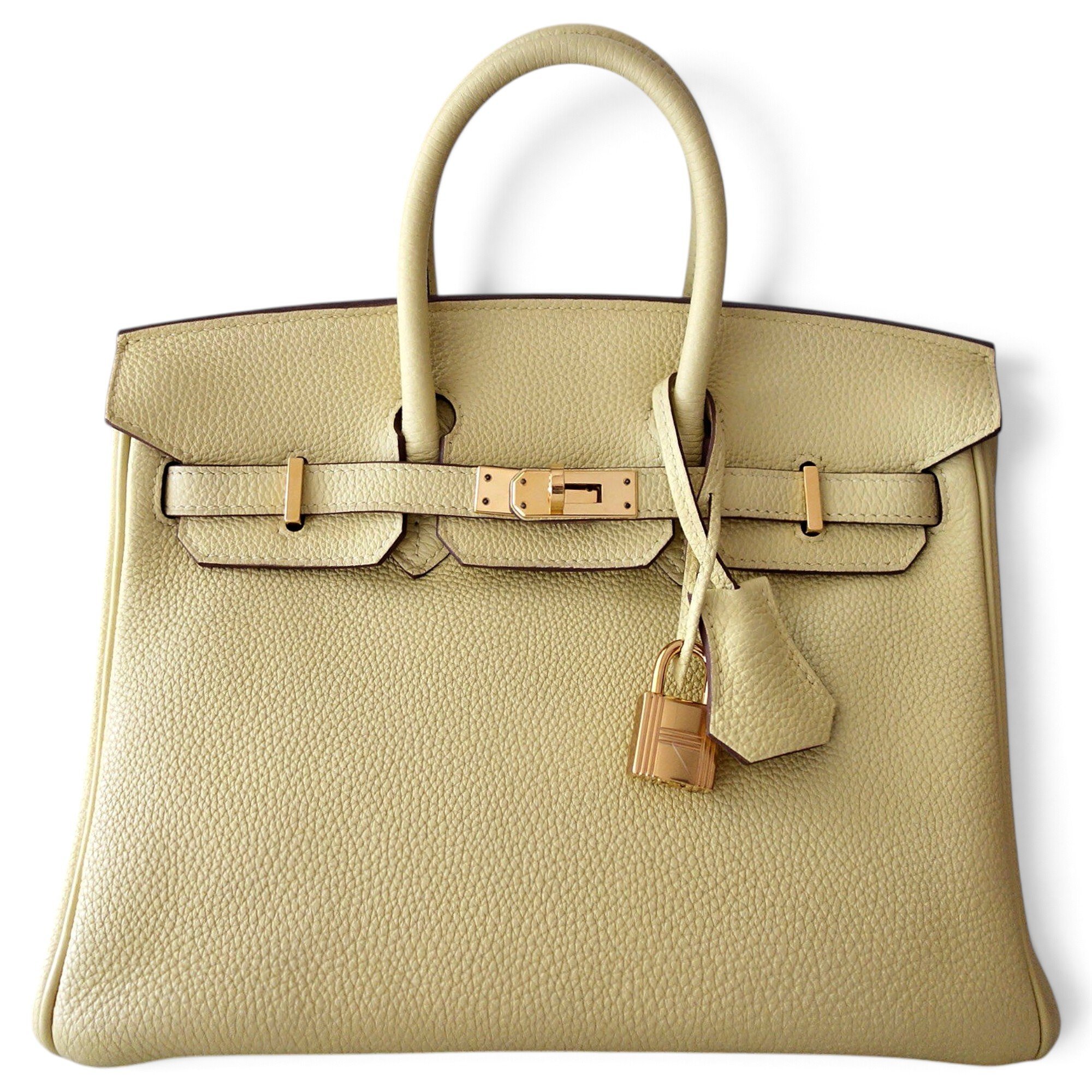 Birkin 25 leather handbag