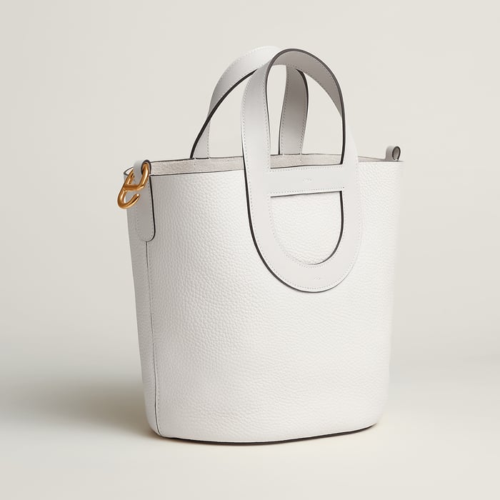 New White Hermès In-the-loop 23 Bag
