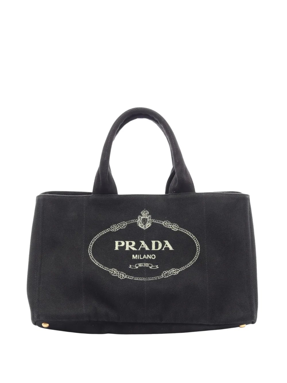 2013-2026 Large Canvas Canapa Logo Tote satchel
